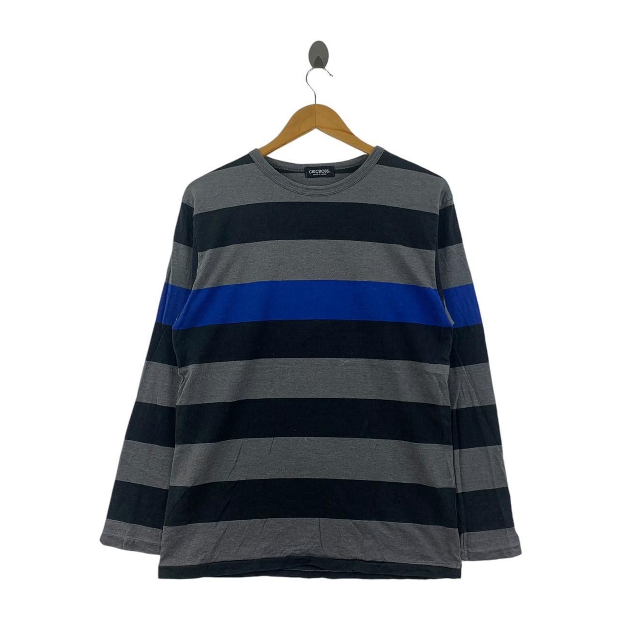 Vintage Vintage CRICROSS JAPAN DESIGNER Striped Tee Shirt Top Size S / US 4 / IT 40 - 1 Thumbnail