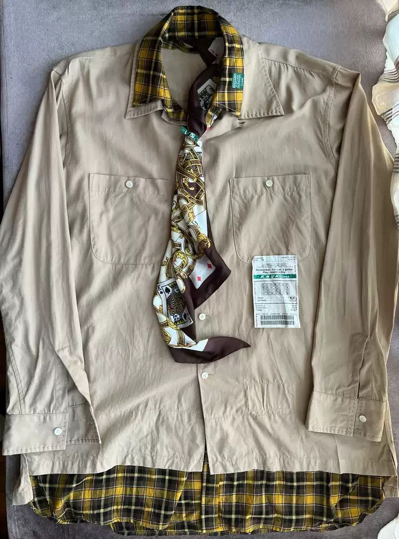 Maison MIHARA YASUHIRO Mihara Yasuhiro fake two scarf shirts Size US M / EU 48-50 / 2 - 1 Thumbnail