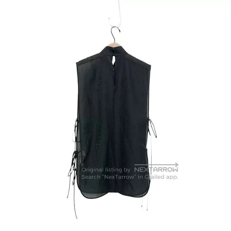 Other Black Embroidered Sheer Vest Top. Size M / US 6-8 / IT 42-44 - 5 Thumbnail
