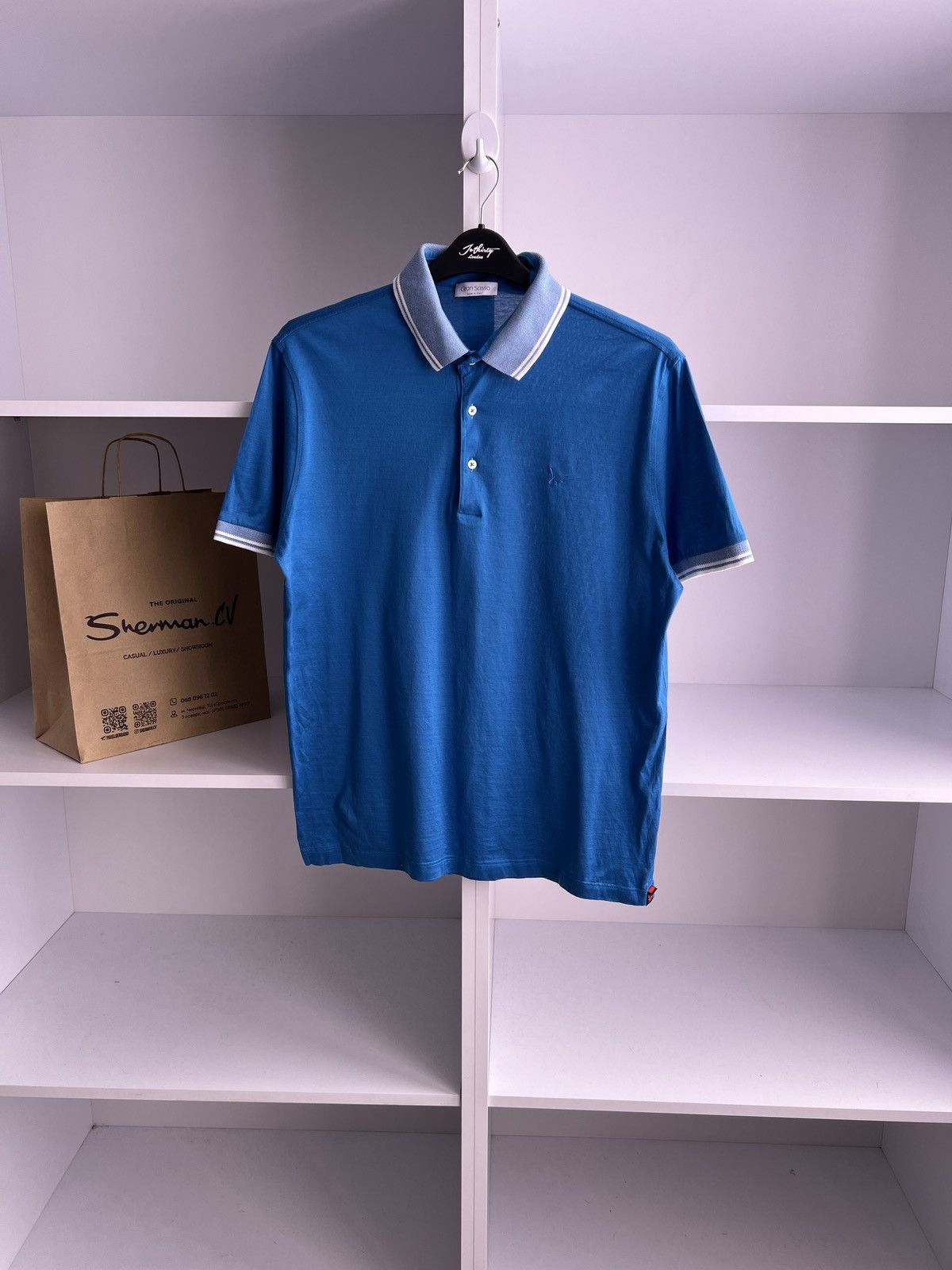 Vintage Gran Sasso Luxury old money style polo