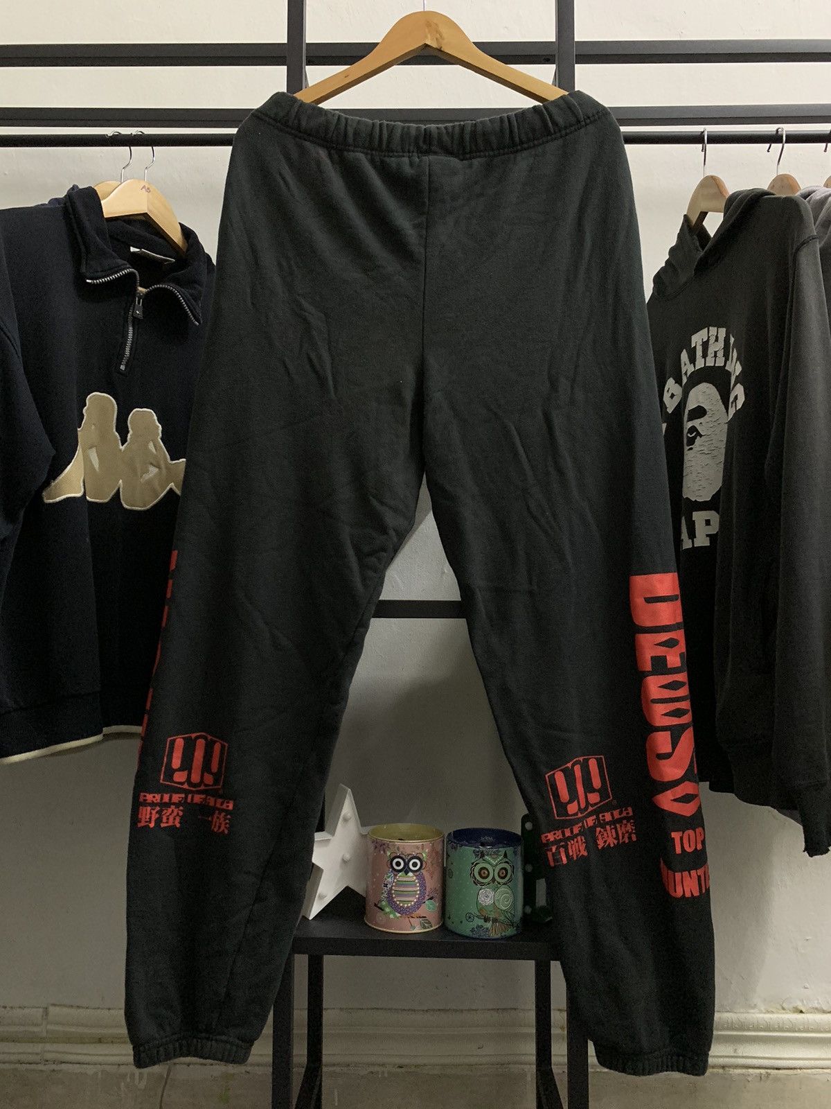 Japanese Brand × Spiritual Gangster 🔥HOT🔥 YAKUZA BROOE OE GOVA PORTI FAMILIA SWEATPANT Size US 35 - 6 Thumbnail