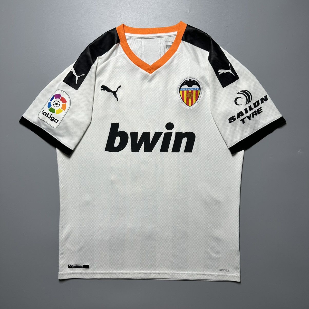 Puma VALENCIA PUMA 2019/2020 FOOTBALL HOME JERSEY #16 KANG IN Size US M / EU 48-50 / 2 - 2 Thumbnail