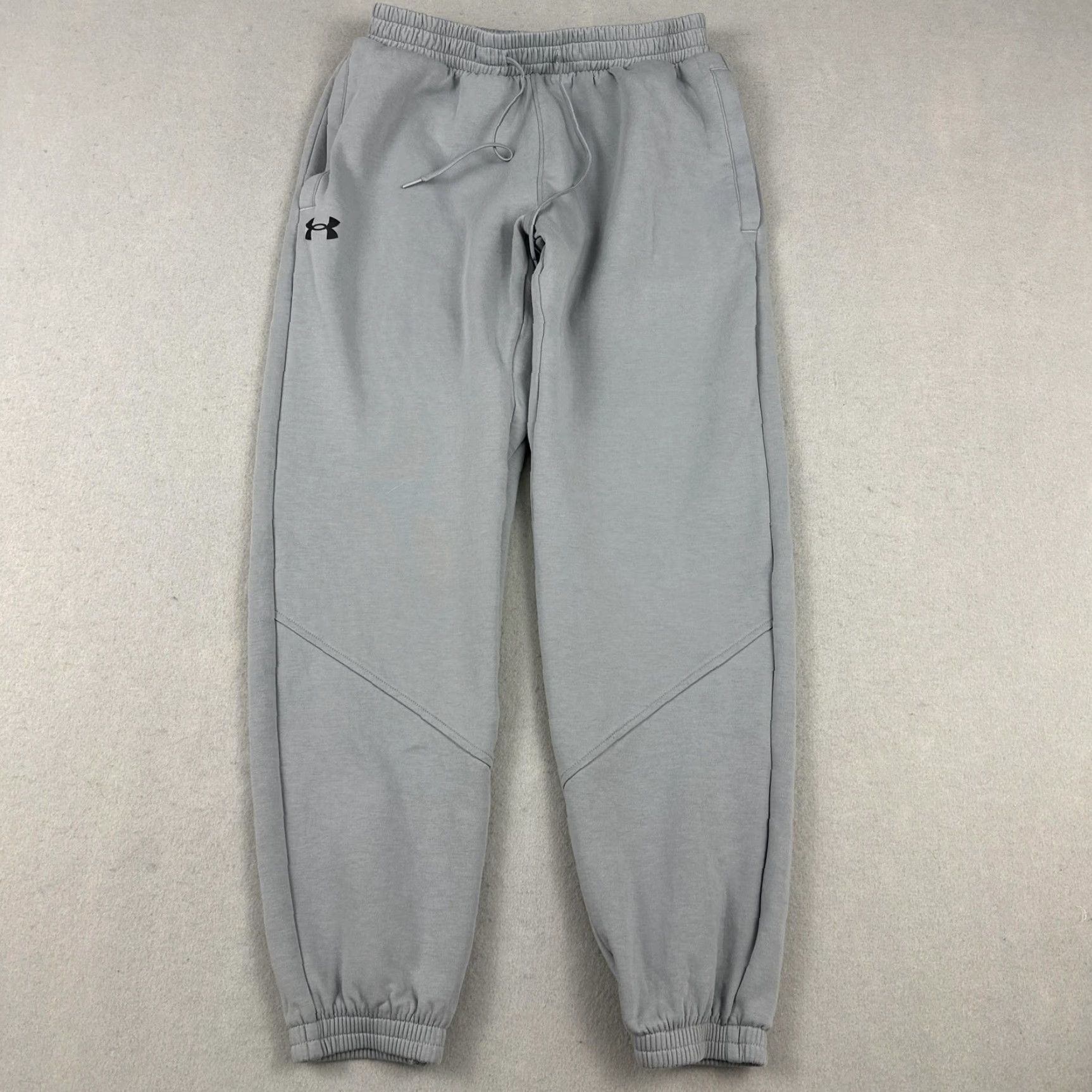 Under Armour Under Armour Pants Men Medium Gray Sweat Joggers Elastic Cuffs Stretch Athletic Size US 31 - 2 Thumbnail