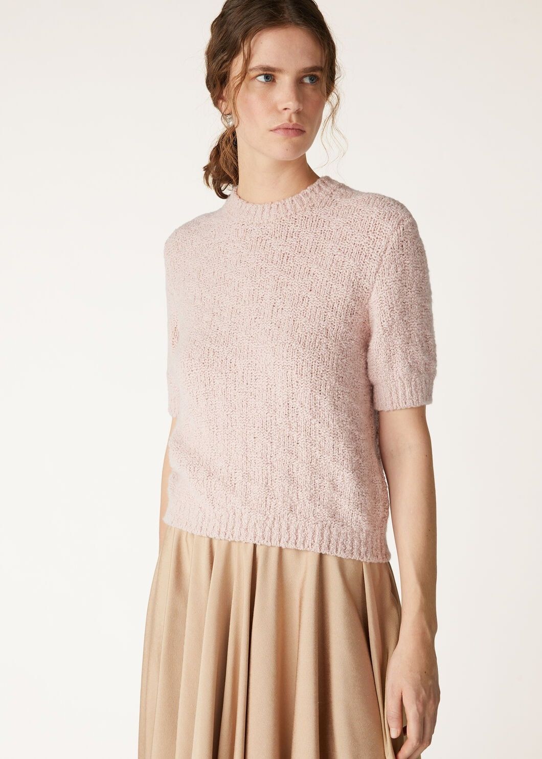 Loro Piana o1w1db10825 FAO2877 Folecchio Sweater in Pink Size S / US 4 / IT 40 - 4 Thumbnail