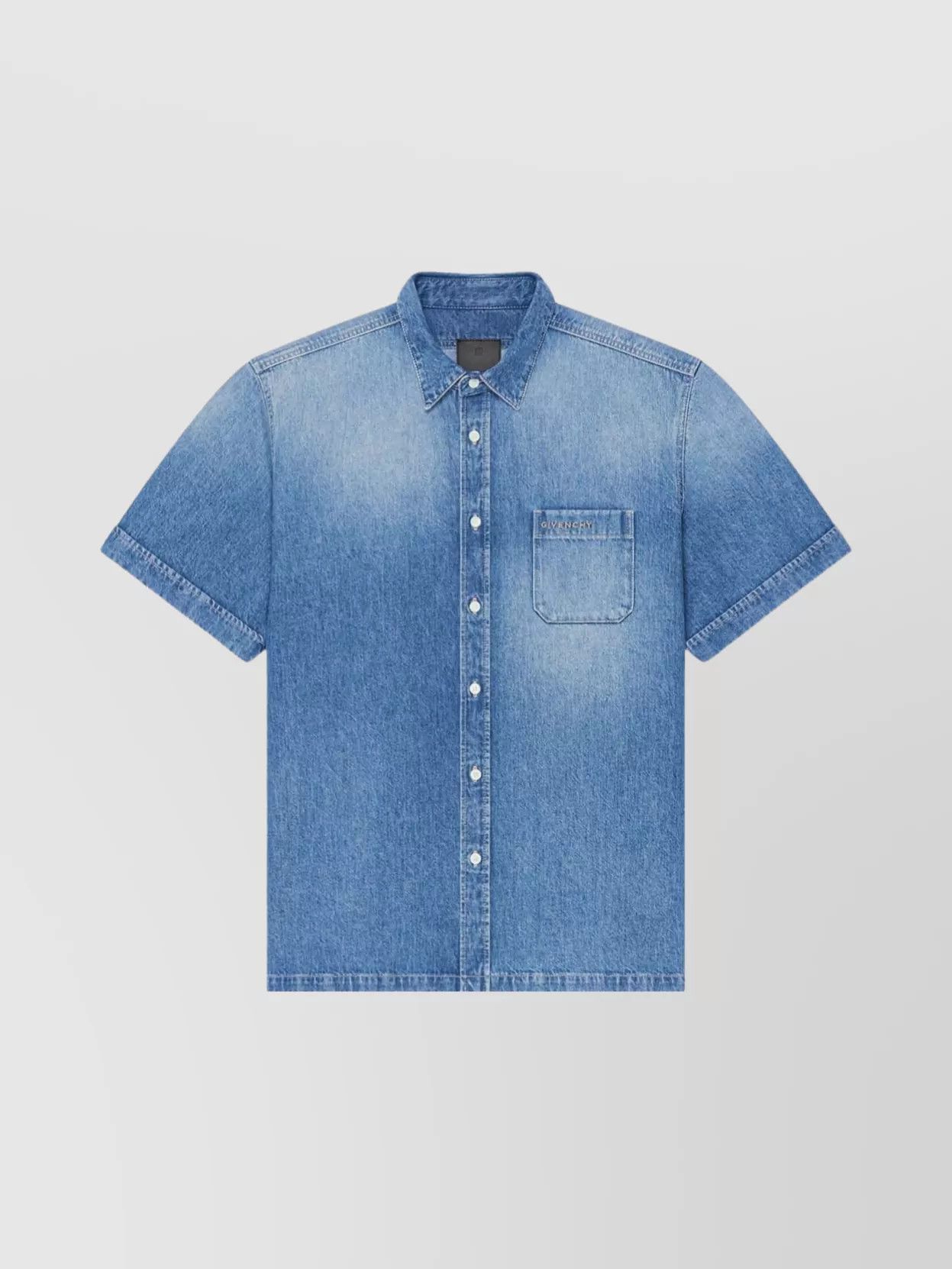 Givenchy o1srvl11e0125 Shirt in Denim Size US S / EU 44-46 / 1 - 1 Thumbnail
