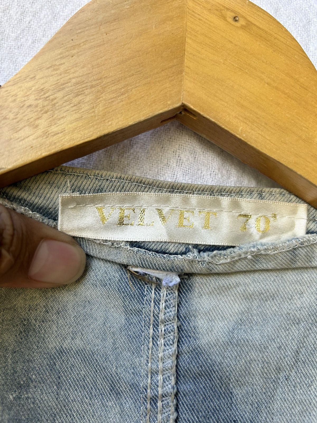 Japanese Brand 💸BINDINGOFFER💸Velvet japanese style denim multizip goa kmrii Size US S / EU 44-46 / 1 - 7 Thumbnail
