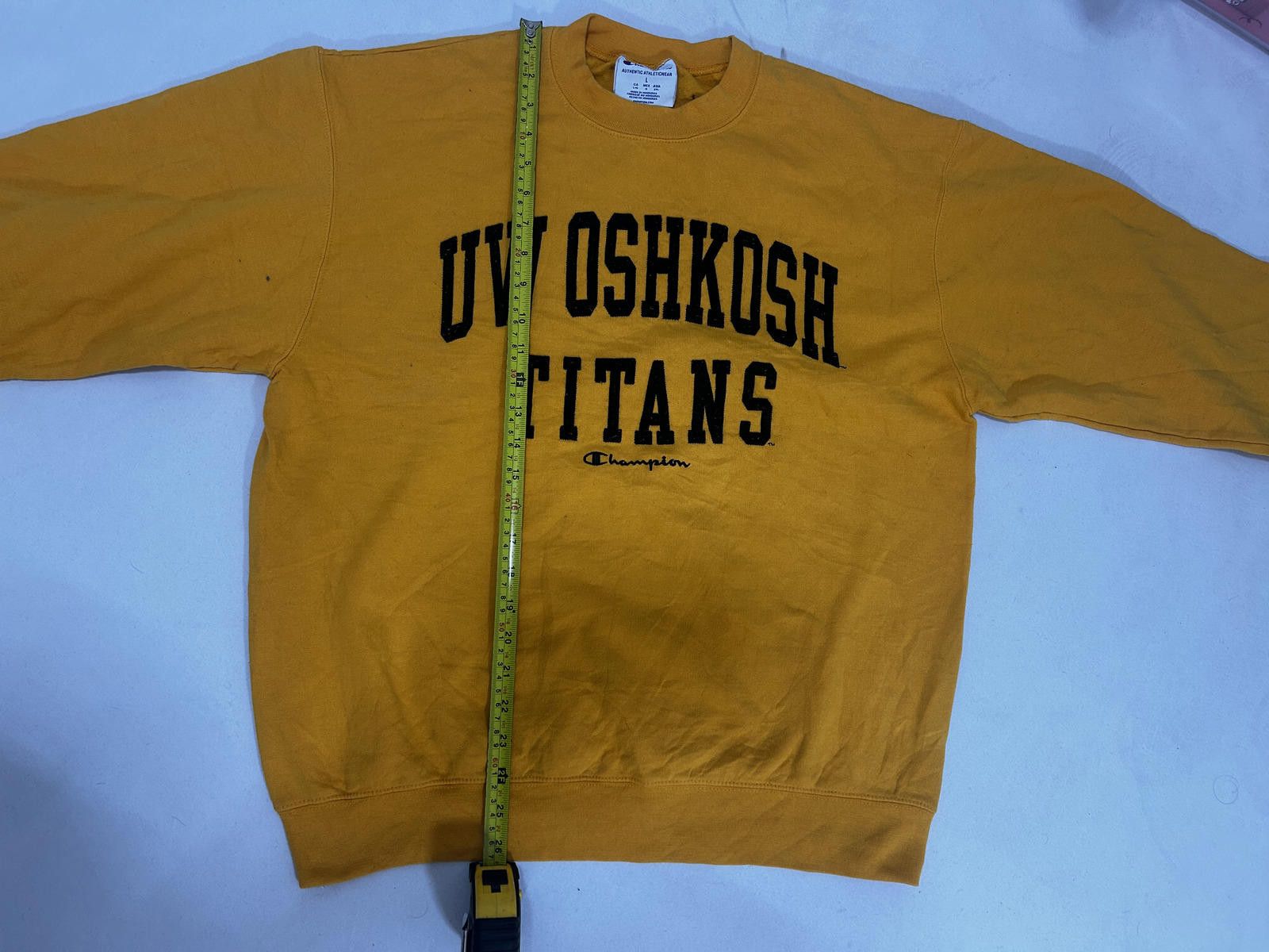 Champion Champion UW Oshkosh Titans Yellow Sweatshirt Large Size US L / EU 52-54 / 3 - 4 Thumbnail