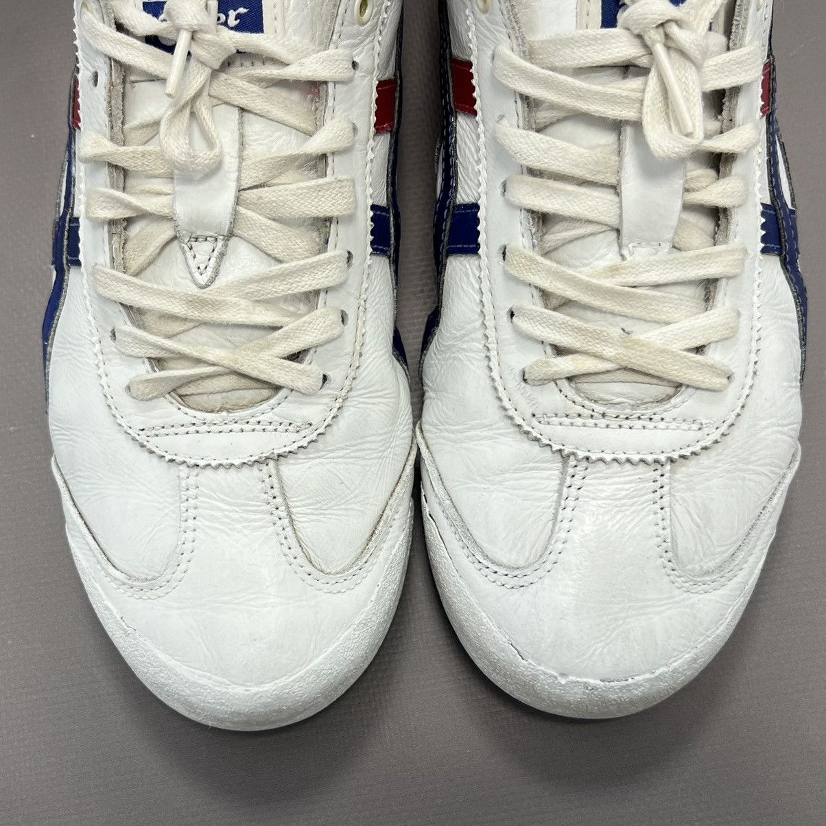 Asics × Japanese Brand × Vintage Asics Tiger Onitsuka Mexico 66 White Leather Sneakers Sz 8 Size US 8 / EU 41 - 11 Thumbnail