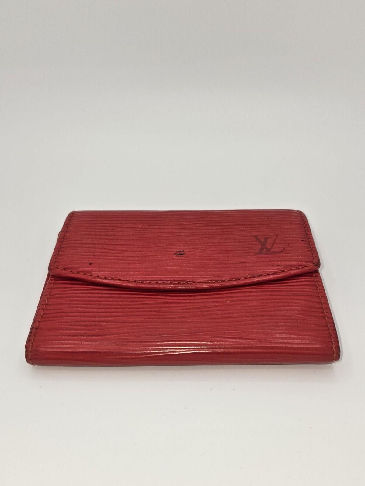 Louis Vuitton Louis Vuitton Epi Leather Castilian Red Wallet Spain M63587 Size ONE SIZE - 2 Thumbnail