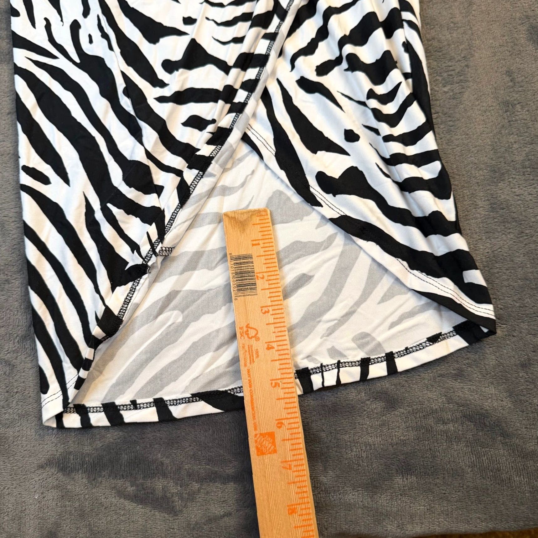 Venus Venus Zebra Floral Maxi Skirt Womens M Casual Summer Pull On Knot Faux Wrap Dress Size 32" / US 10 / IT 46 - 7 Thumbnail
