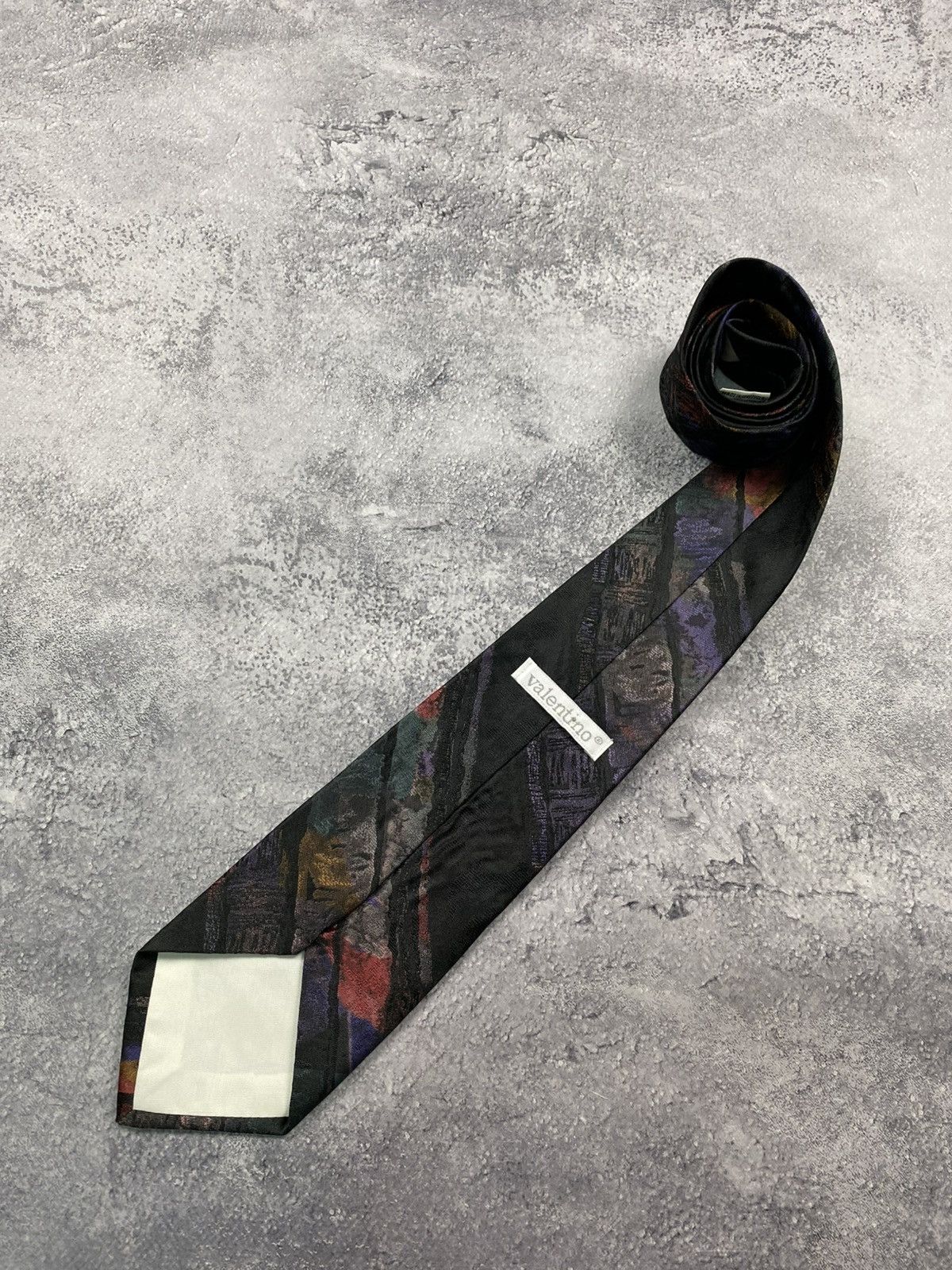 Valentino Vintage 90s Valentino Abstract Tie Old Money Classic Casual Size ONE SIZE - 3 Thumbnail