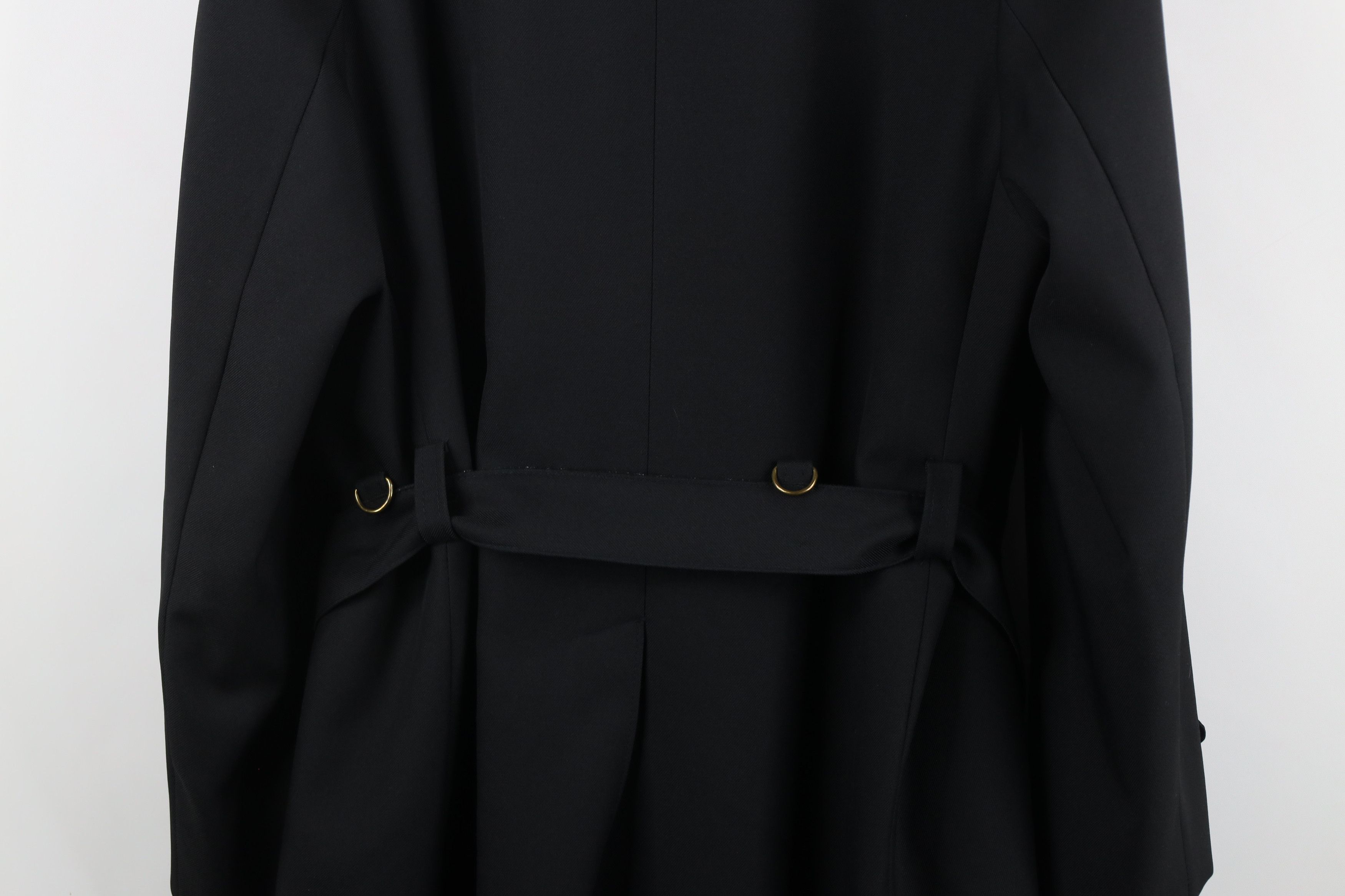 Vintage Vintage 90s Streetwear Blend Belted Trench Coat Jacket Black Size US L / EU 52-54 / 3 - 15 Thumbnail