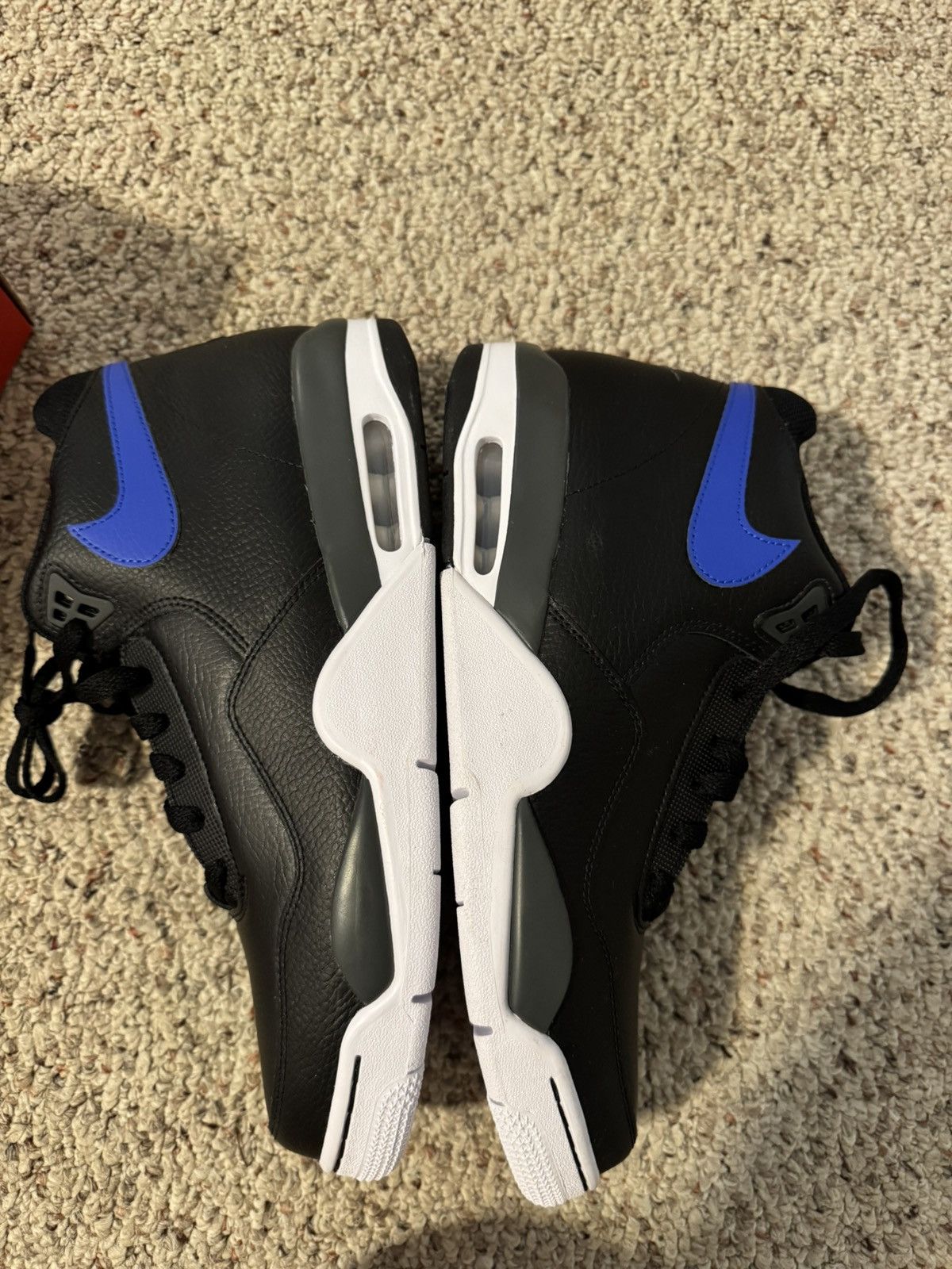 Nike Nike Flight Legacy Leather Black/Hyper Blue - Size Men's 11 Size US 11 / EU 44 - 8 Thumbnail