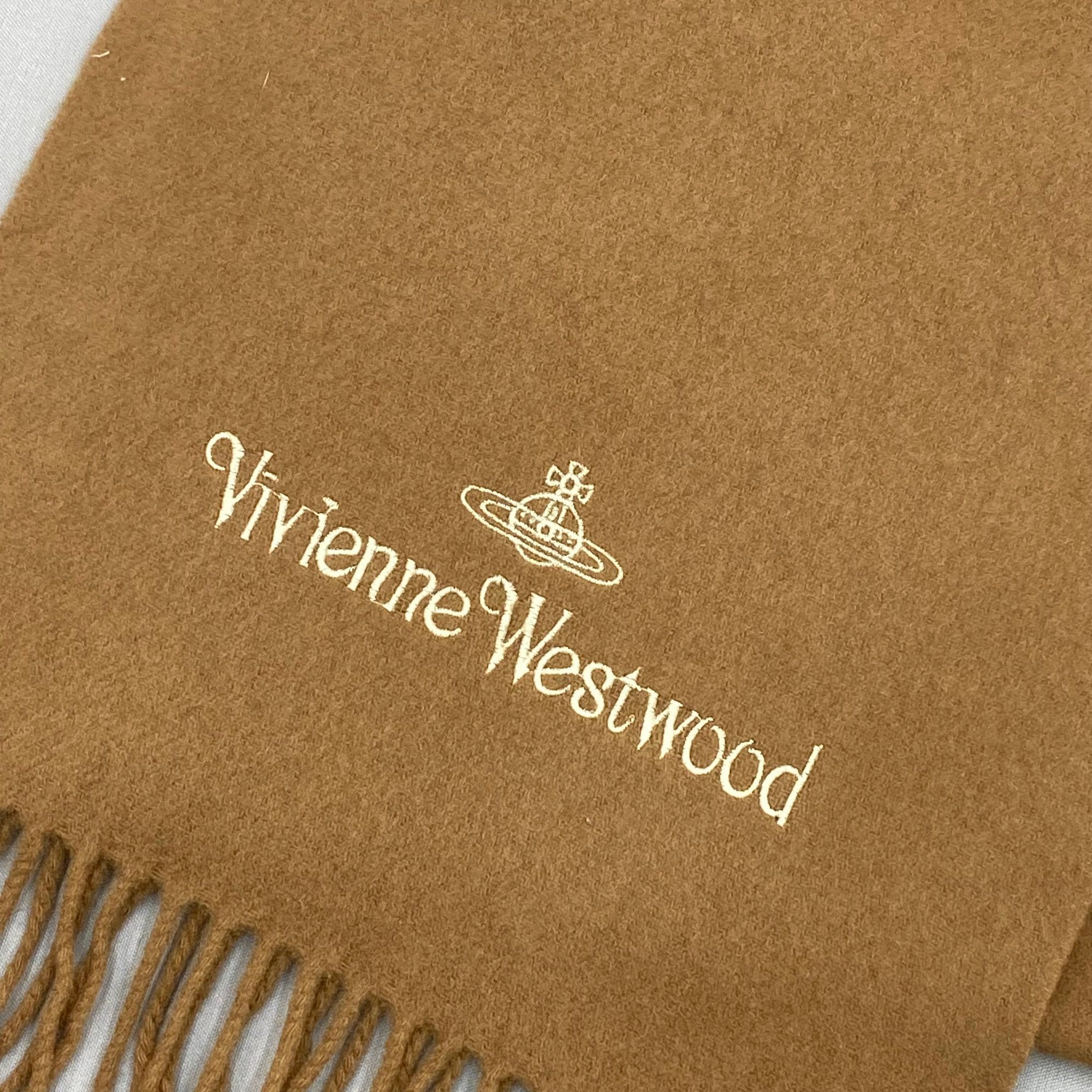 Japanese Brand Vintage Vivienne Westwood Scarf Muffler Orbs Wool Scarves Size ONE SIZE - 4 Thumbnail