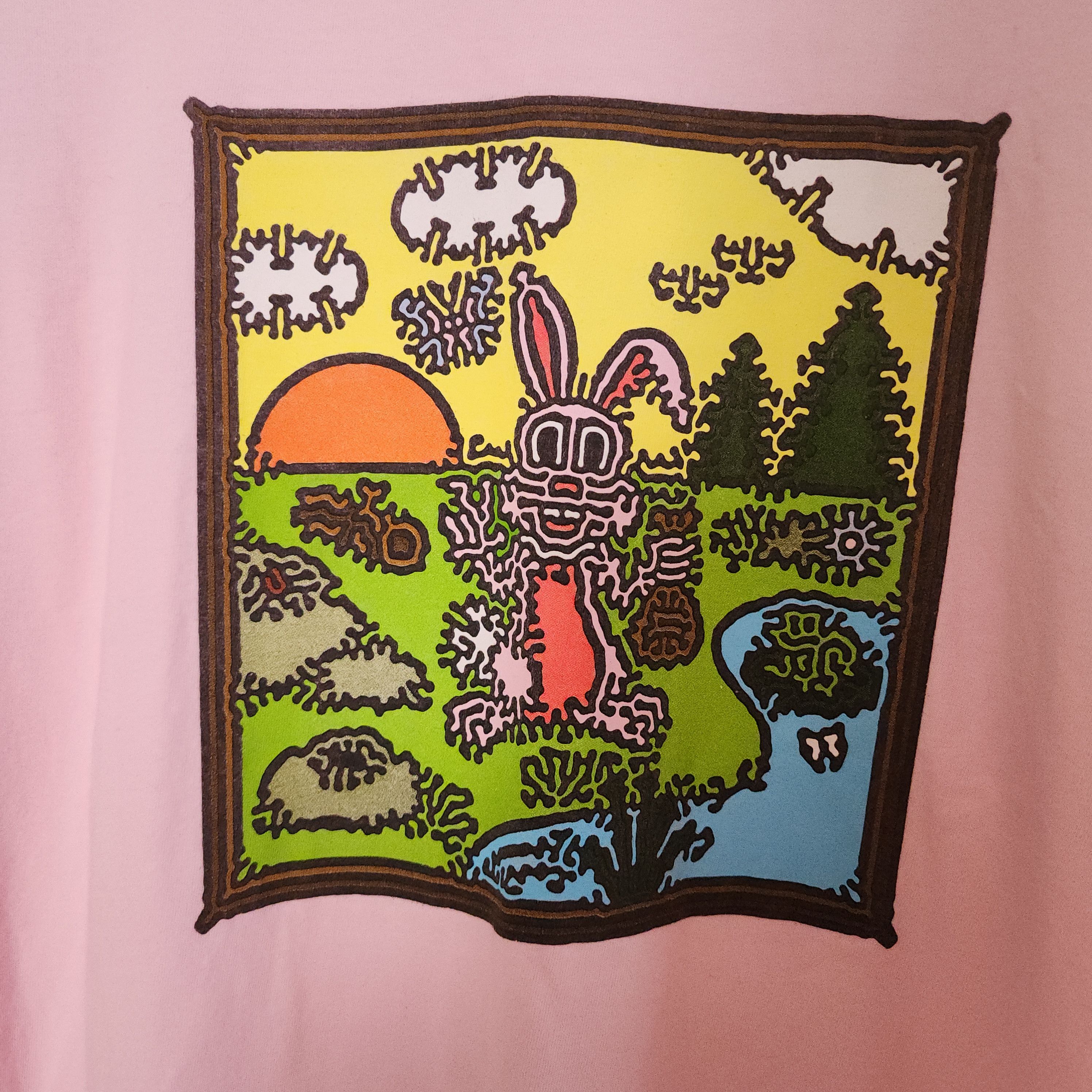 Other Rare - Kane Freddie Gibbs - Psychedelic Rabbit - Pink - XL Size US XL / EU 56 / 4 - 2 Thumbnail