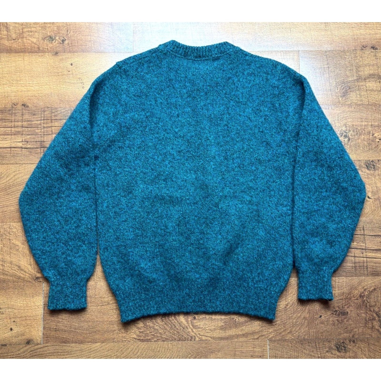 Lands' End VINTAGE Lands' End Crewneck Wool Sweater Mens Large Melange Knit Blue USA Made Shirt Mens Large Melange Knit Blue USA Made Size US L / EU 52-54 / 3 - 3 Thumbnail