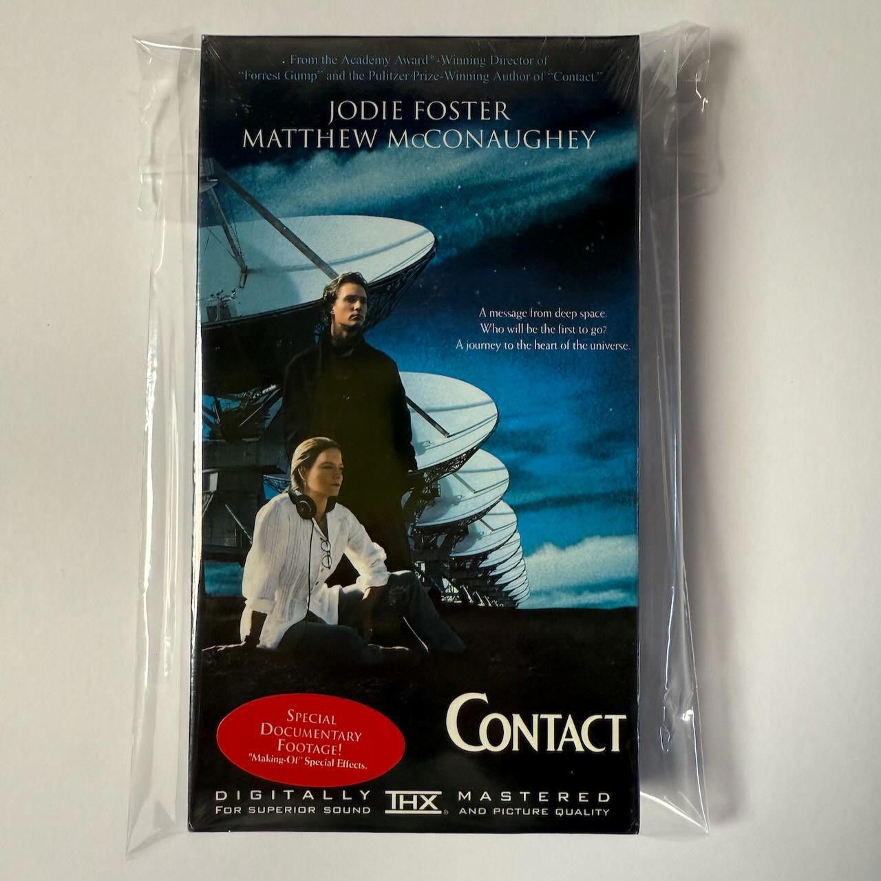 Designer DS Contact VHS 1997 Foster & McConaughey THX Mastered WHV Size ONE SIZE - 9 Thumbnail