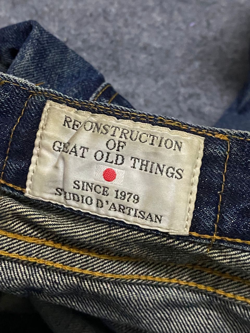 Japanese Brand 💥Rare💥Vintage Studio D Artisan Selvedge Distressed Denim Size US 33 - 18 Thumbnail