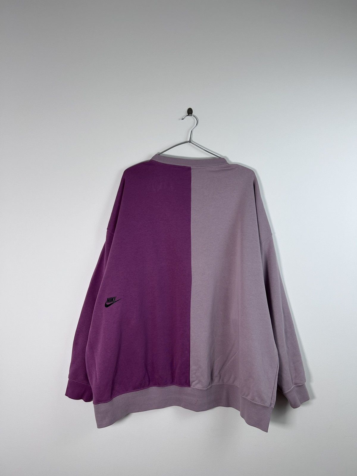 Nike × Vintage Nike Oversized Purple Sweatshirt S Size S / US 4 / IT 40 - 8 Thumbnail