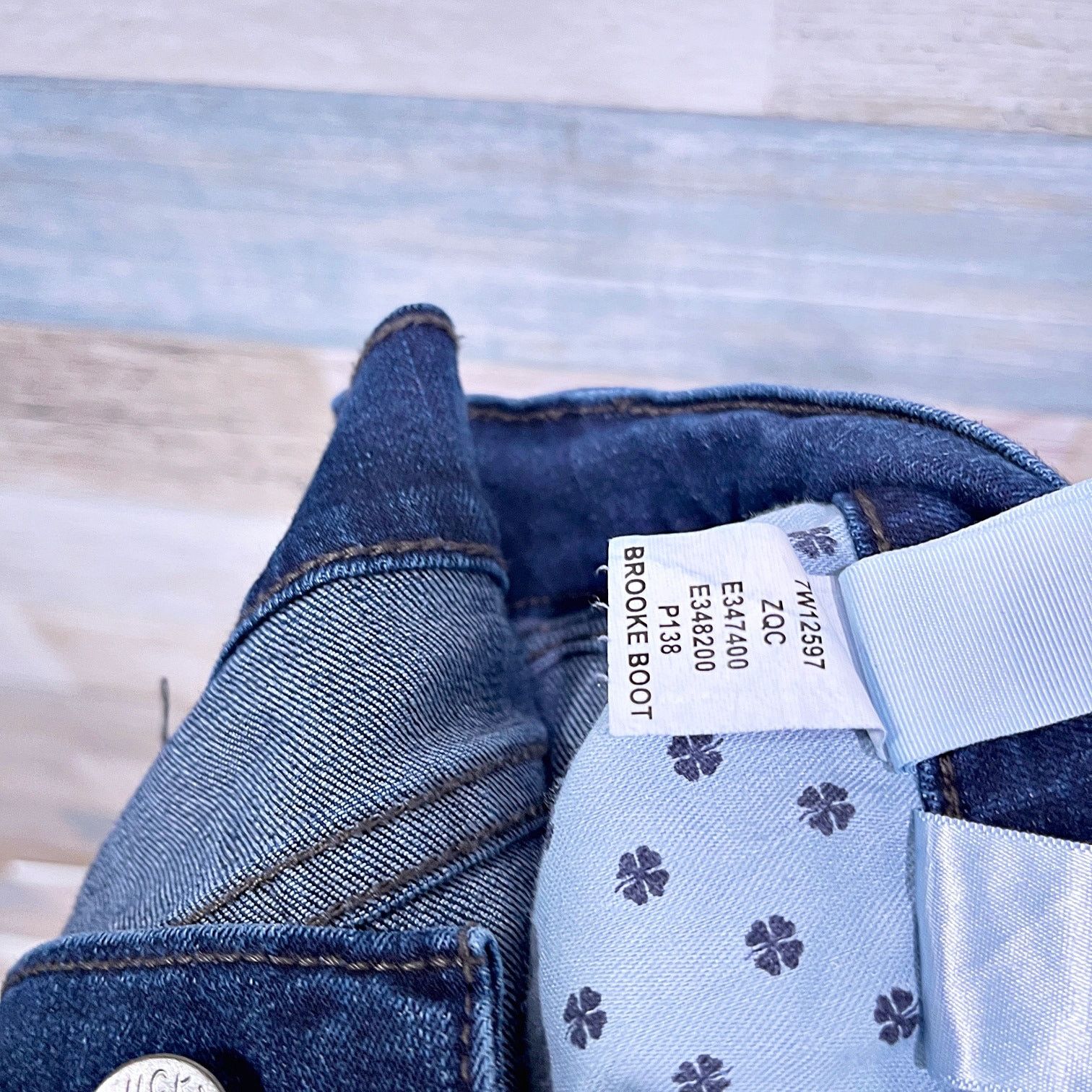 Lucky Brand Lucky Brand Brook Boot Cut Jeans Blue Dark Wash Womens 14 32 Size 36" / US 14 / IT 50 - 8 Thumbnail