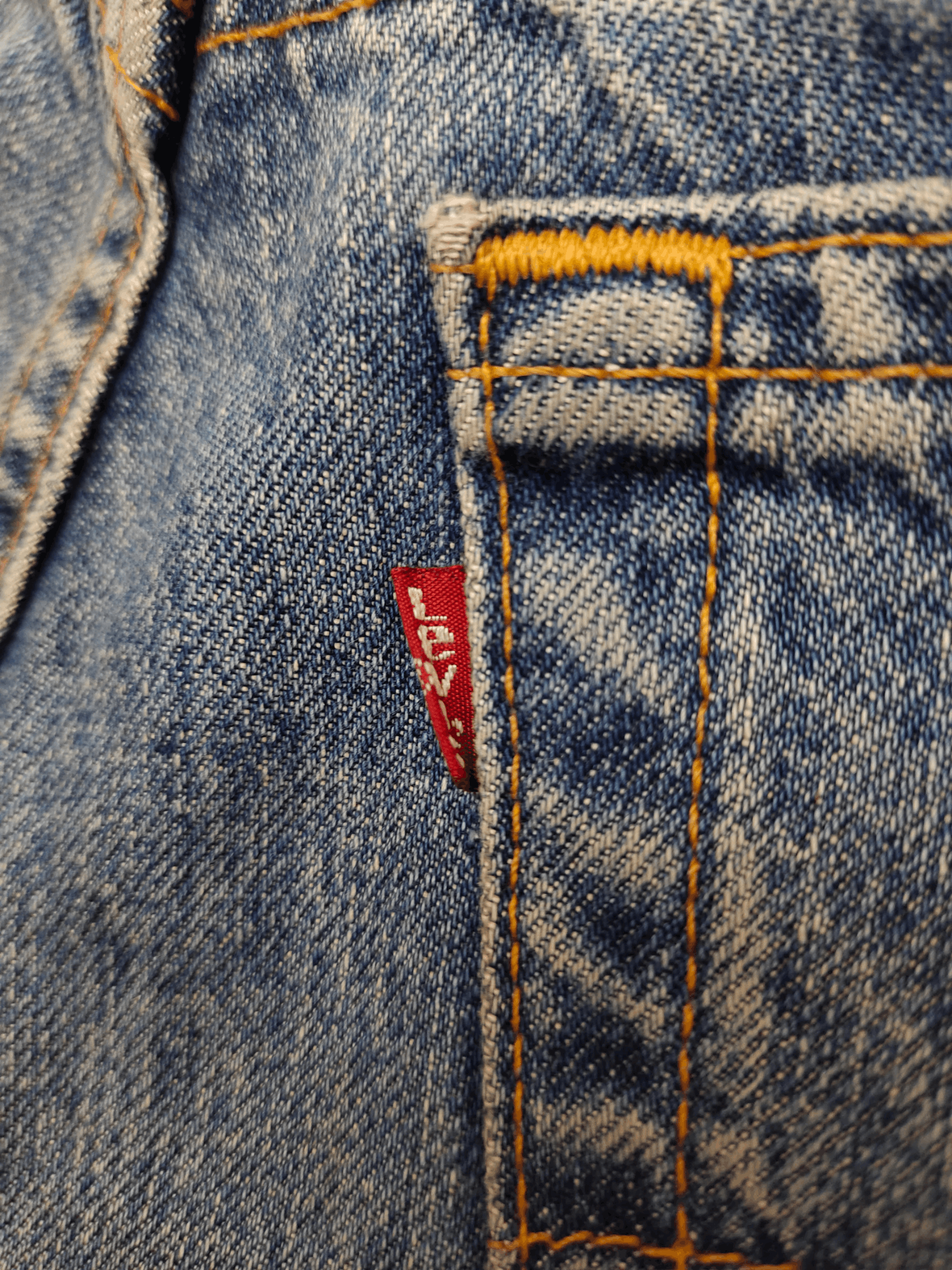 Levi's Vintage Levis 501 Clawmark Distress Faded Rusty Denim Jeans Size US 30 / EU 46 - 20 Thumbnail