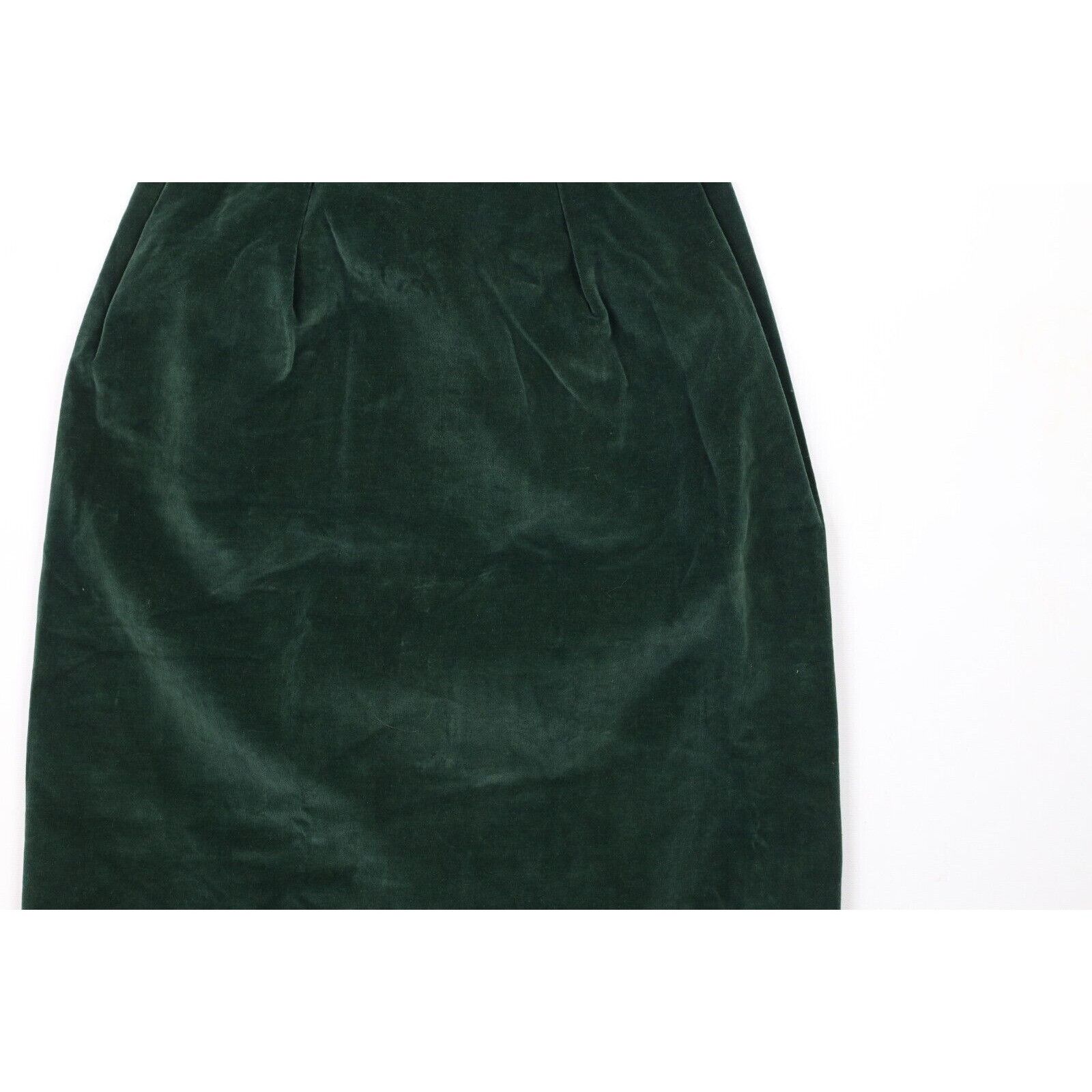 Vintage Vintage 50s 60s Streetwear Faded Velvet Velour Skirt Size 25" / US 0 / IT 36 - 3 Thumbnail