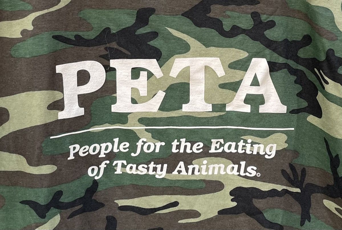 Vintage 80s/90s PETA “people For The Eating Of Tasty Animals” TShirt Size US L / EU 52-54 / 3 - 3 Thumbnail