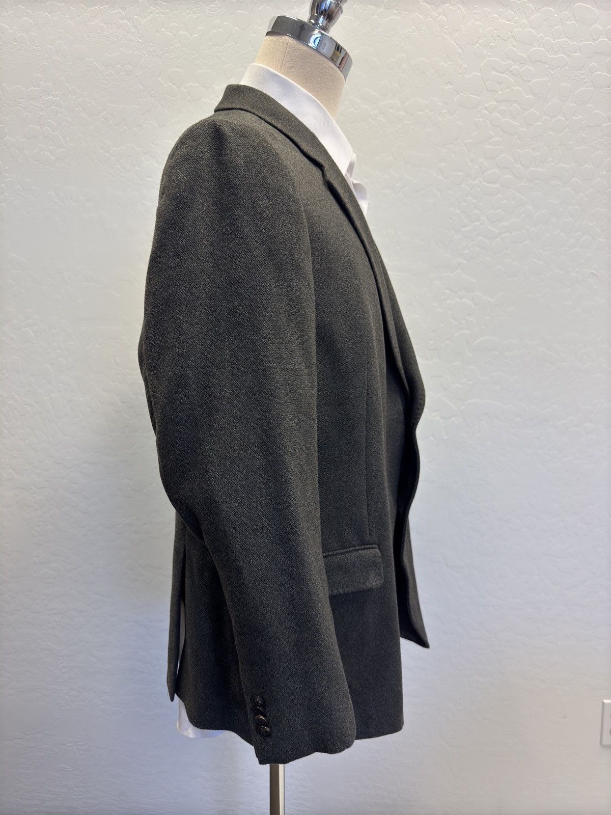 Armani Collezioni Armani Collezioni Textured Soft Polyester Jacket Size 46 R Size 46R - 5 Thumbnail