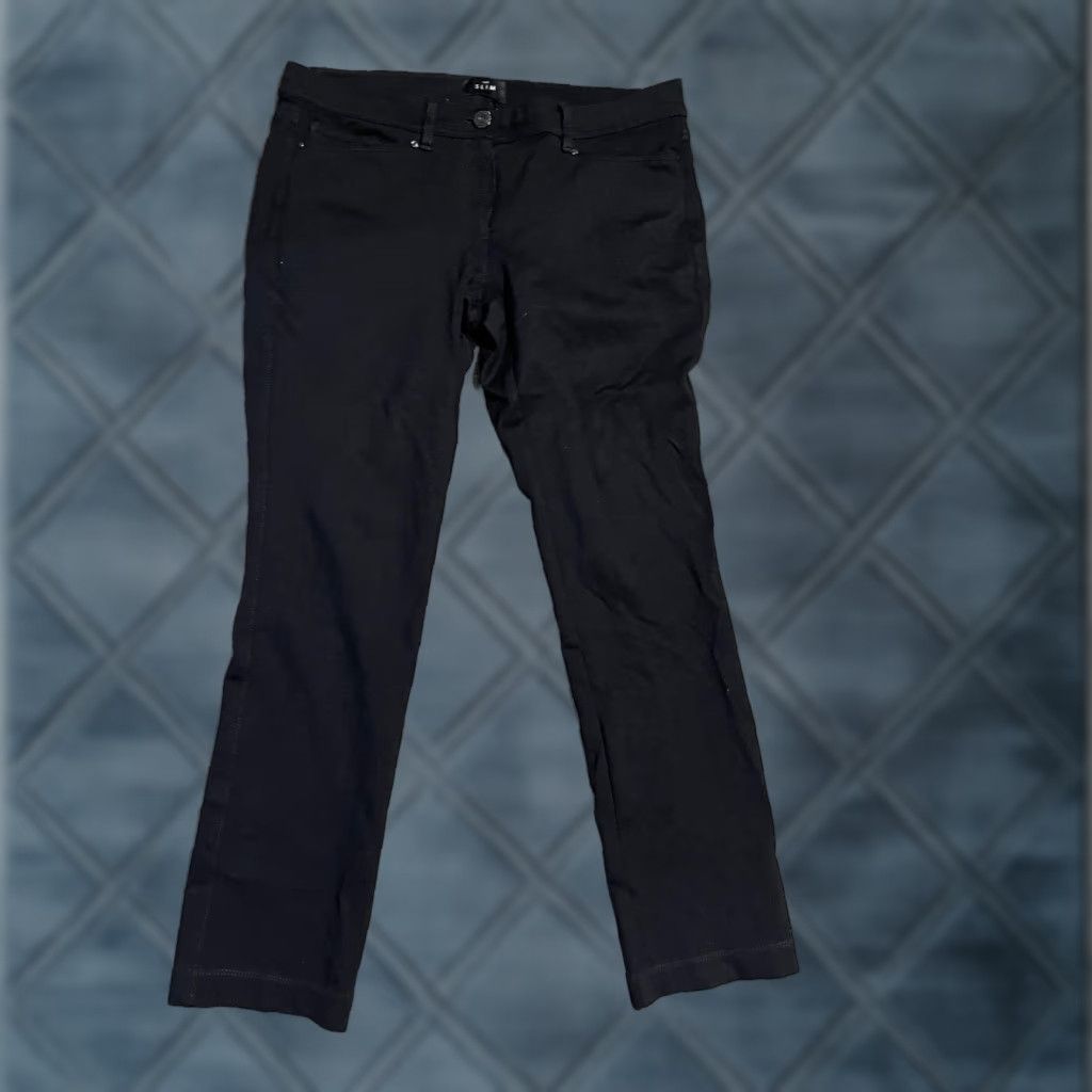 White House Black Market White House Black Market Slim Pants Mid Rise Black Womens Size 6 Short Size 28" / US 6 / IT 42 - 1 Thumbnail