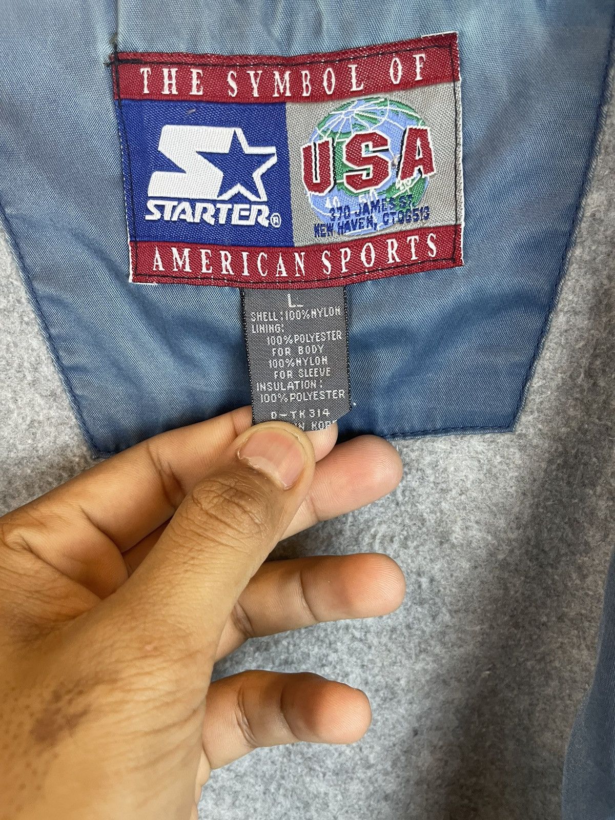 NFL × Starter × Vintage Vintage starter hoodie jacket Size US L / EU 52-54 / 3 - 5 Thumbnail