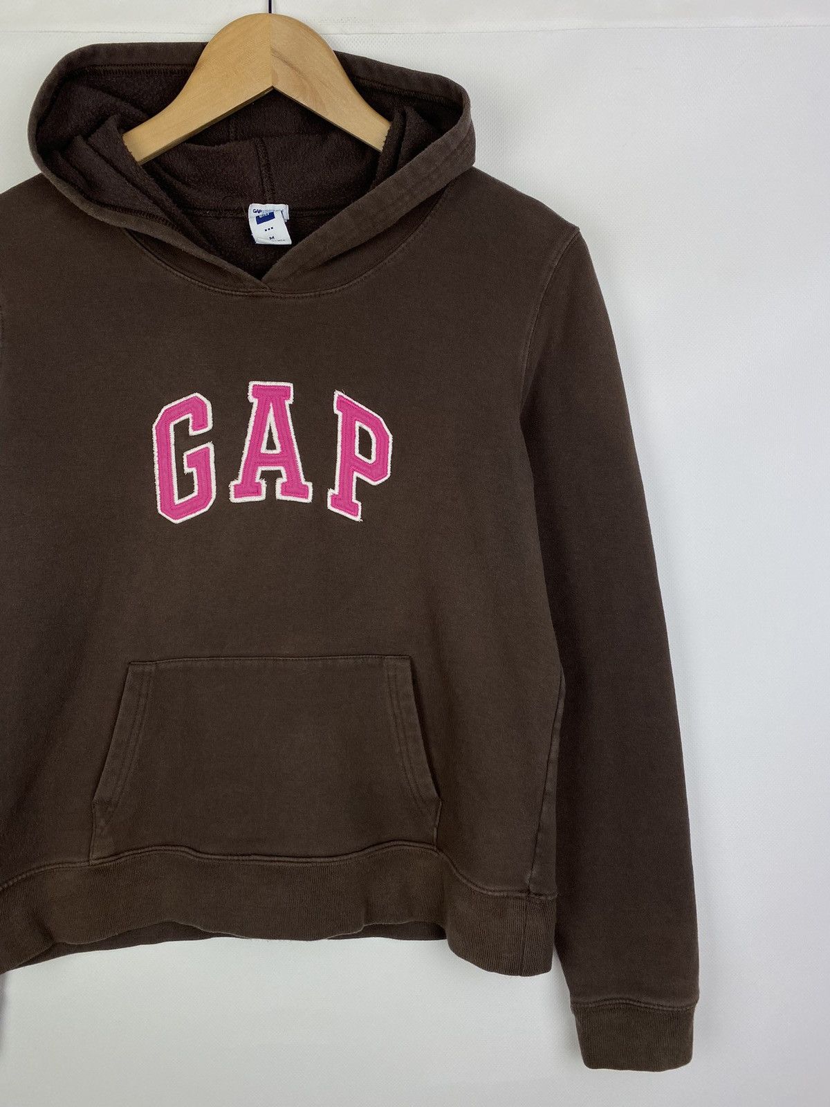 Gap × Vintage Y2K Vintage Gap ladies brown hoodie Kylie Jenner style Size M / US 6-8 / IT 42-44 - 3 Thumbnail