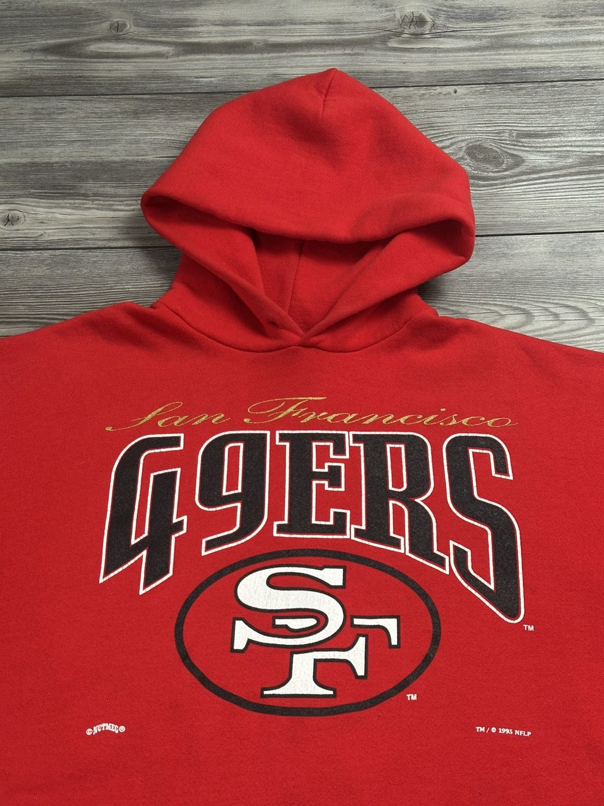 NFL × Nutmeg × Vintage Vintage San Fransisco 49ers Nutmeg Hoodie Size US L / EU 52-54 / 3 - 2 Thumbnail