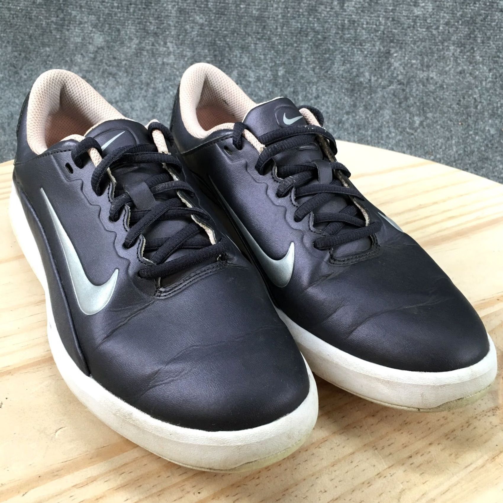 Nike Nike Sneaker Womens 8.5 Blue Vapor Fitsole Golf Athletic Casual Comfort Leather Size US 9 / IT 39 - 3 Thumbnail