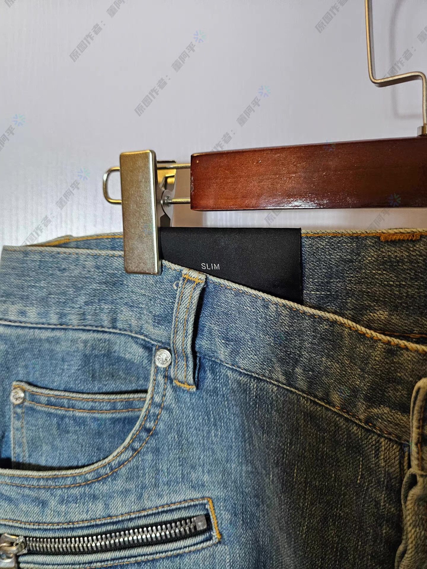 Balmain Balmain biker jeans。 Q4 Size US 34 / EU 50 - 5 Thumbnail