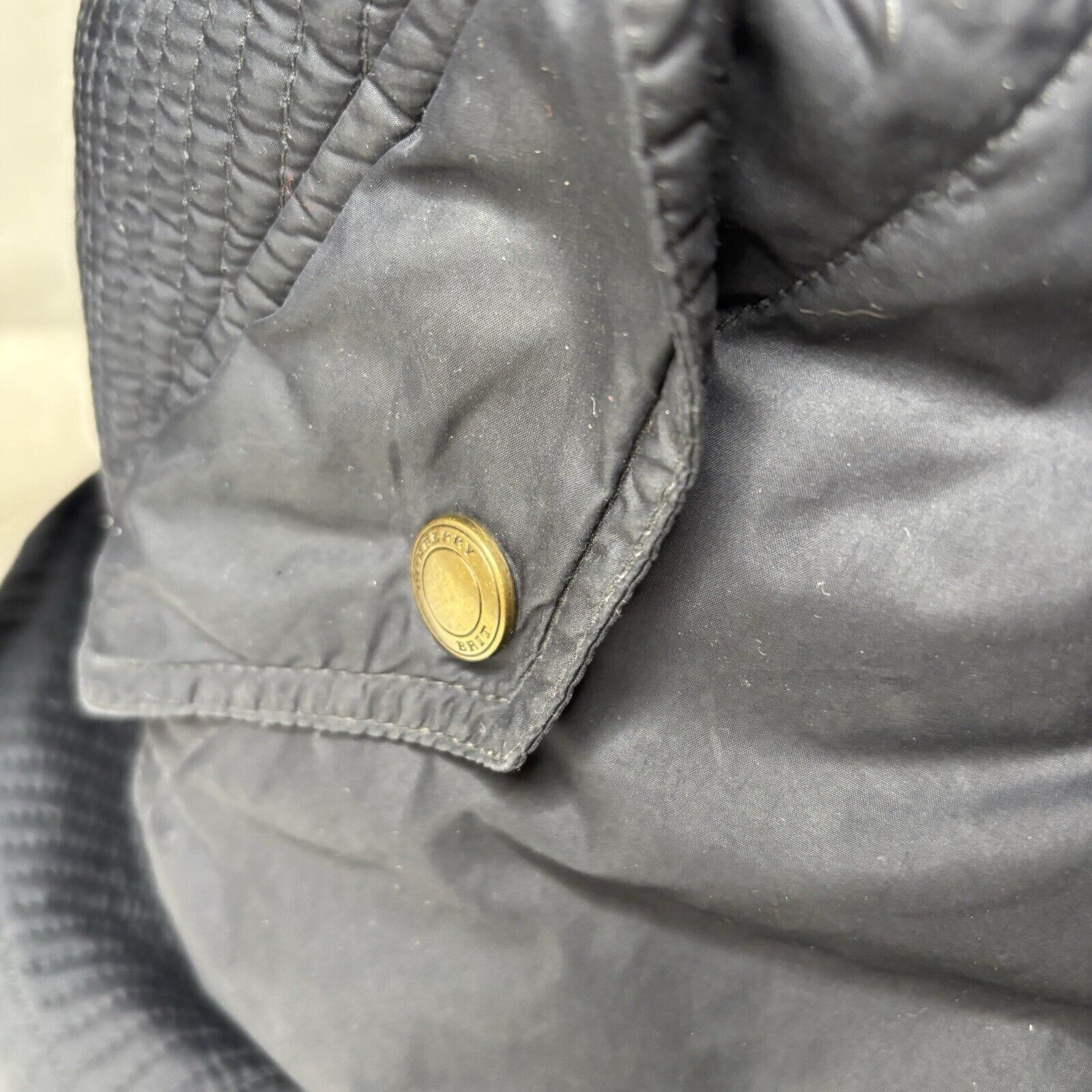 Burberry Burberry Brit W's Navy Down Parka Coat XS Size XS / US 0-2 / IT 36-38 - 9 Thumbnail