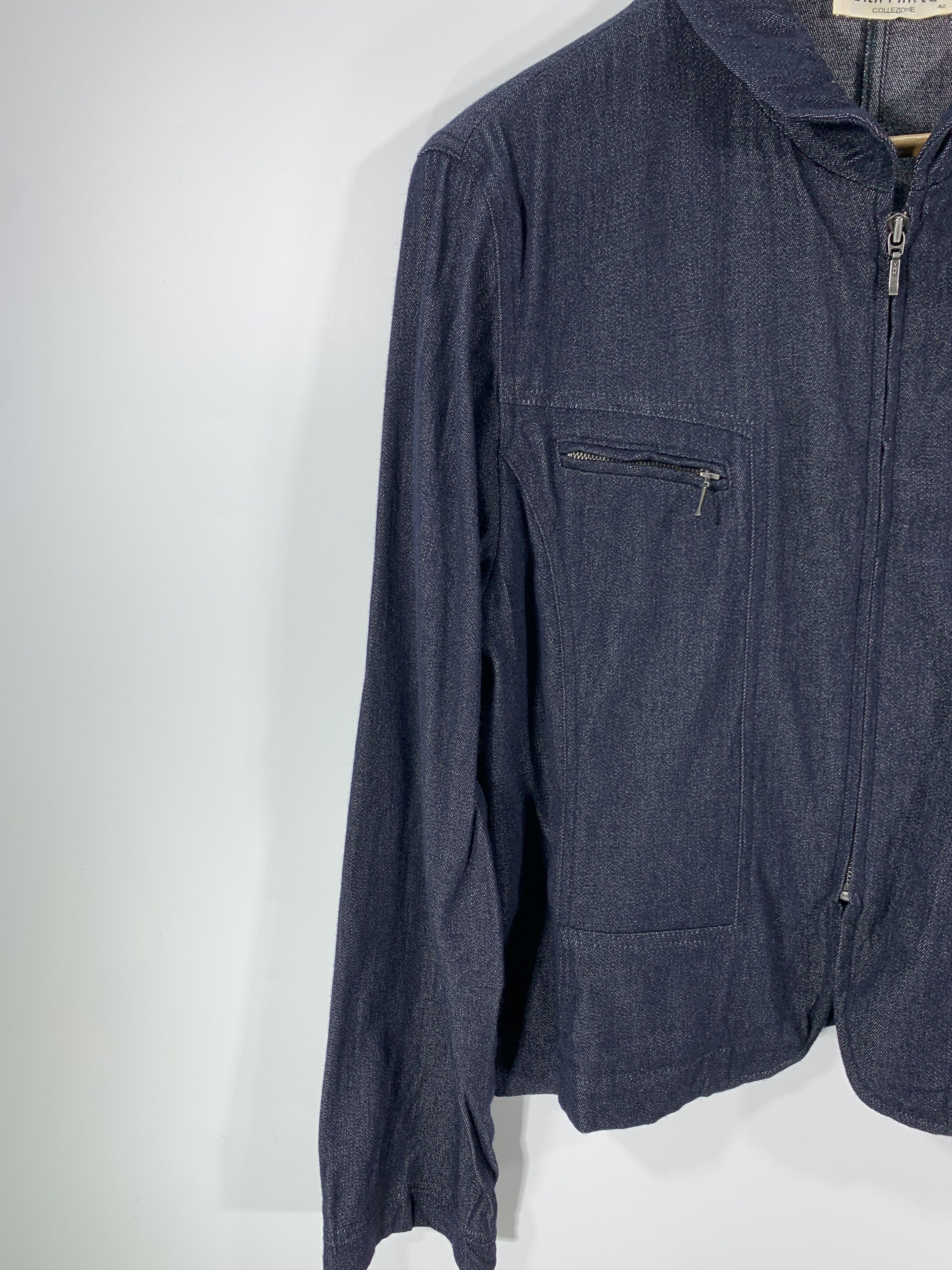 Japanese Brand × Vintage Vintage soft denim jacket stretch Size US S / EU 44-46 / 1 - 3 Thumbnail