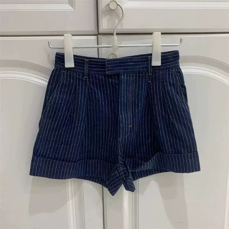 Louis Vuitton LV Denim Vertical Stripe Shorts Size US 34 / EU 50 - 1 Preview