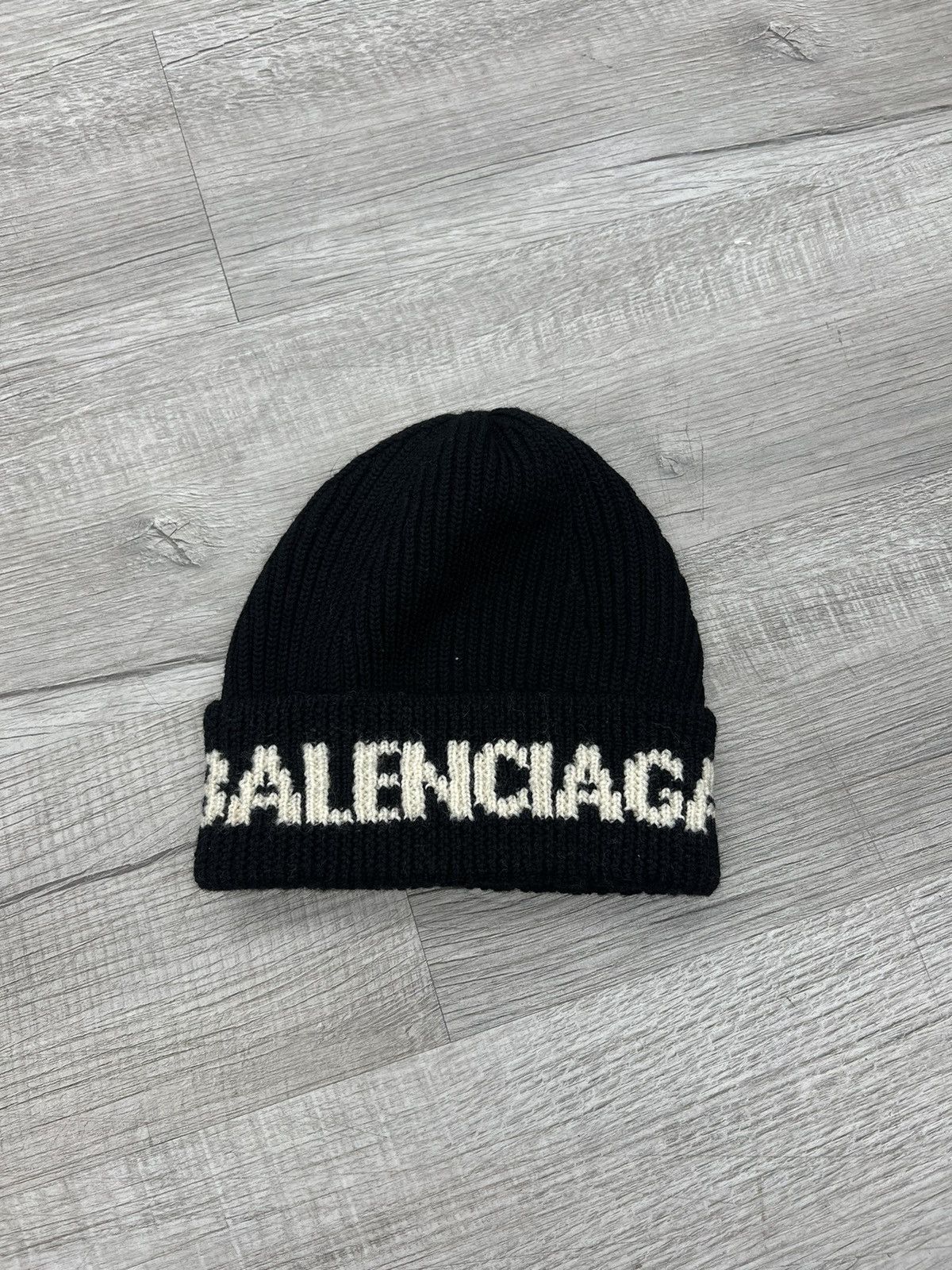 Balenciaga Balenciaga Intarsia Logo Beanie | Grailed