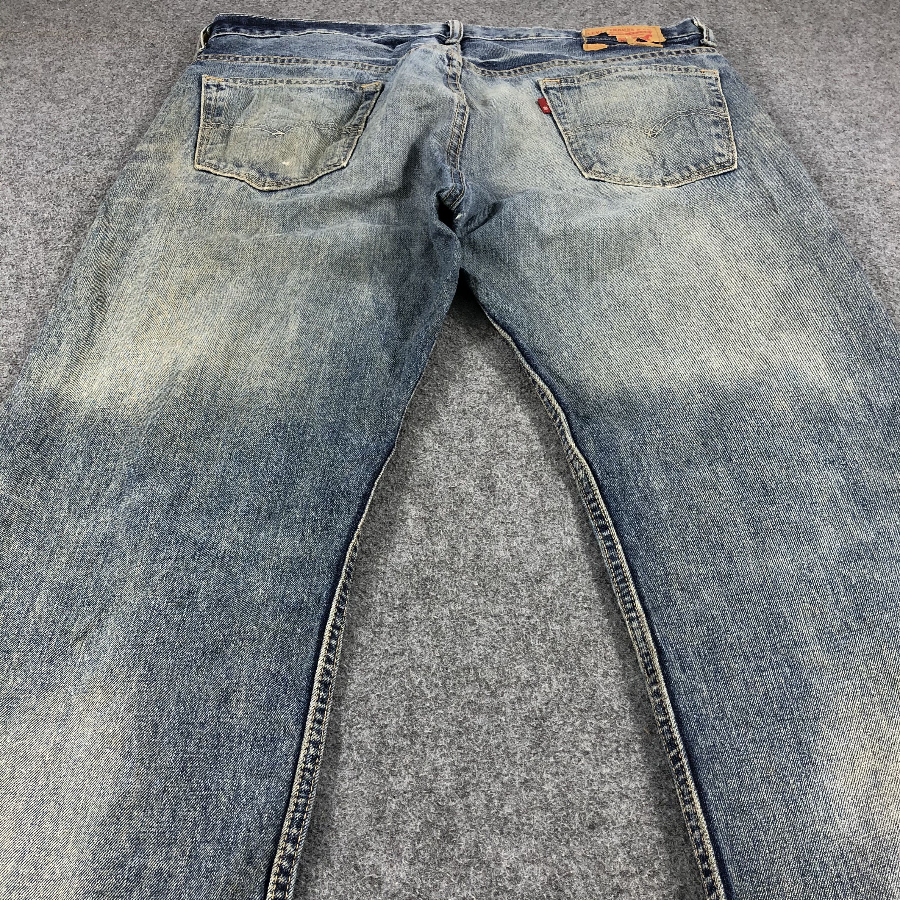 Levi's Vintage Levis Jeans Lot 569 Rusty Washed Denim-J1002 Size US 39 - 4 Thumbnail
