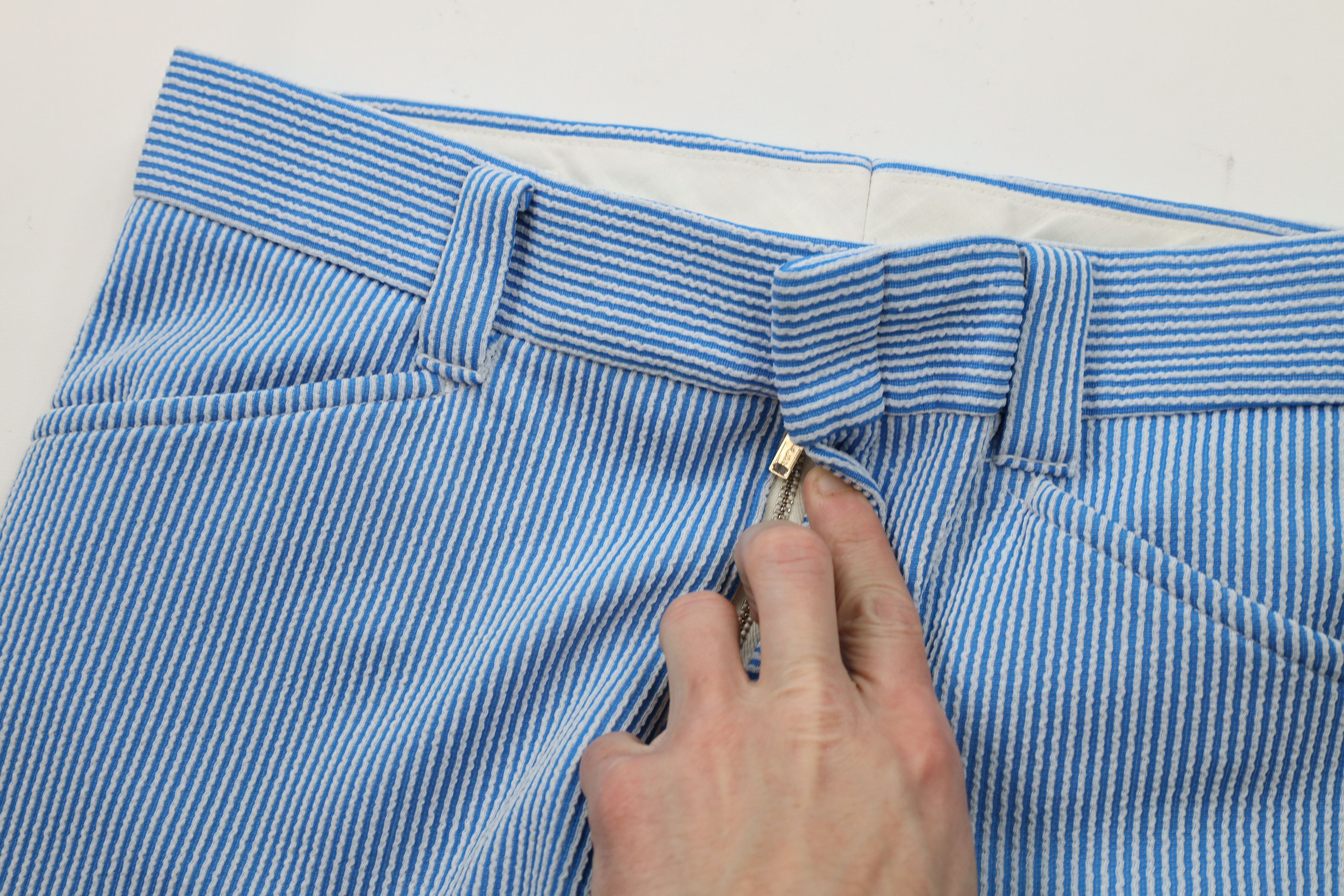 Vintage Vintage 70s Streetwear Knit Bell Bottoms Pants Blue USA Size US 32 / EU 48 - 5 Thumbnail