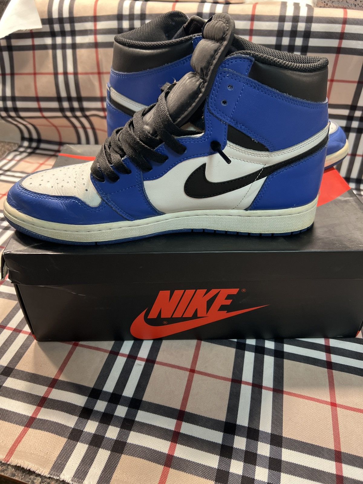 Jordan Brand × Nike Air Jordan 1 Retro High OG (Game Royal) Size US 10.5 / EU 43-44 - 7 Thumbnail
