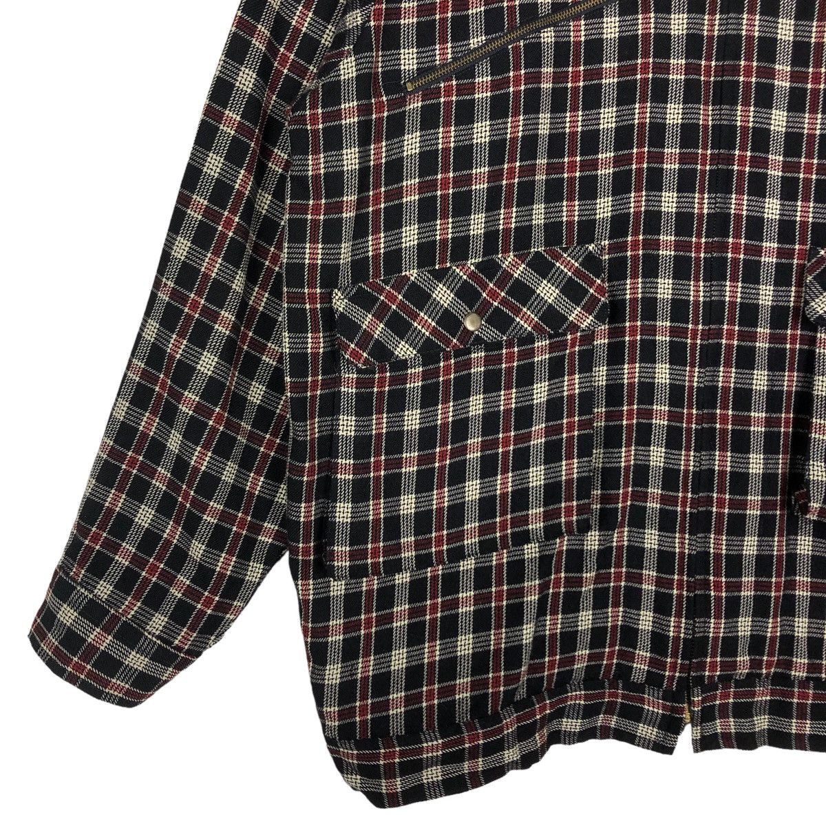 Japanese Brand 🔥Vintage Tartan Design Bomber Jacket Johni Dan Issey Miyake Size US M / EU 48-50 / 2 - 3 Thumbnail