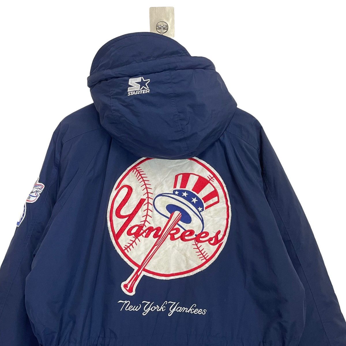 MLB × New York Yankees New York Yankees Big Logo Coach Jacket Size US XL / EU 56 / 4 - 4 Thumbnail