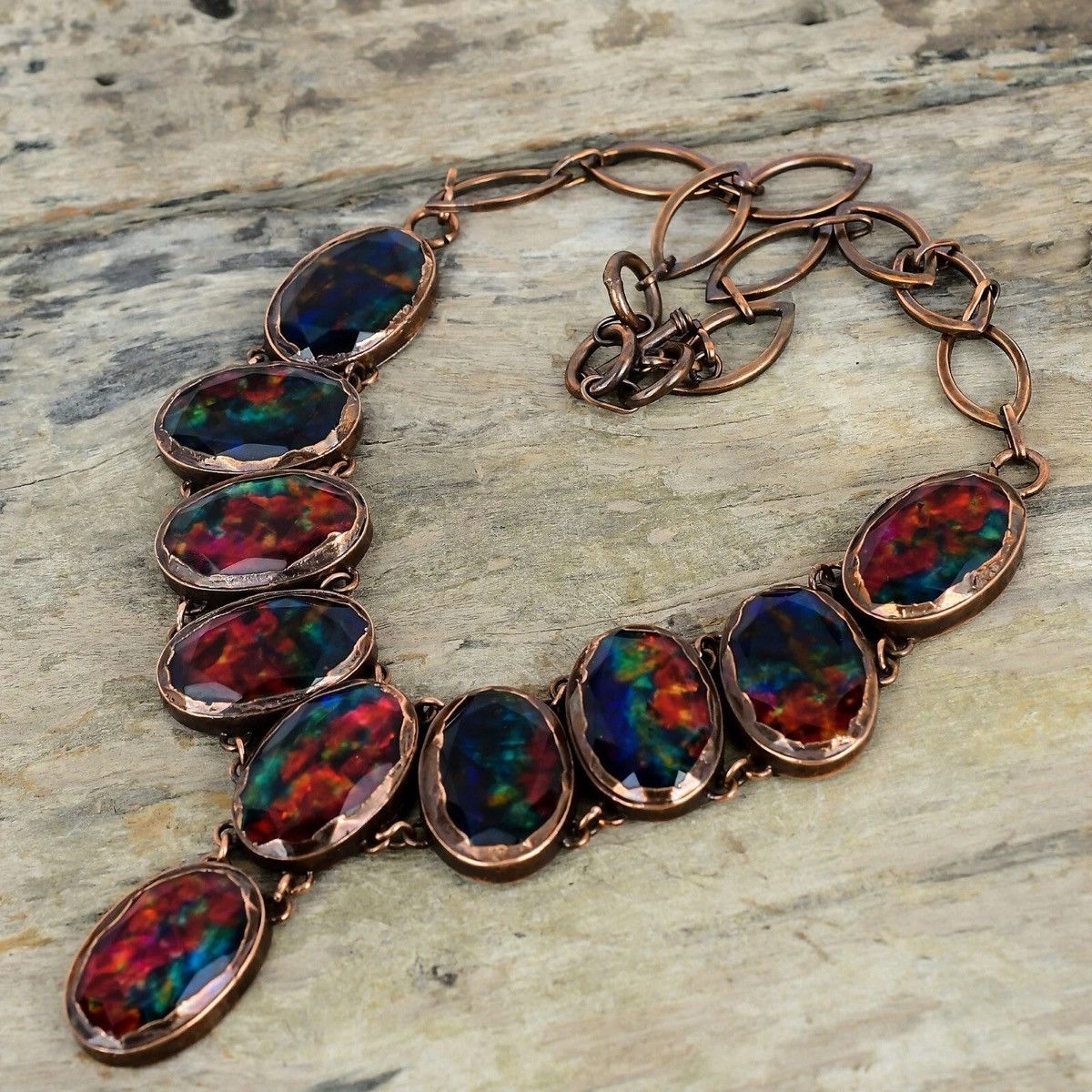 Other Copper Bestie Gift Electroformed Chain Adjustable Necklace Size ONE SIZE - 2 Thumbnail