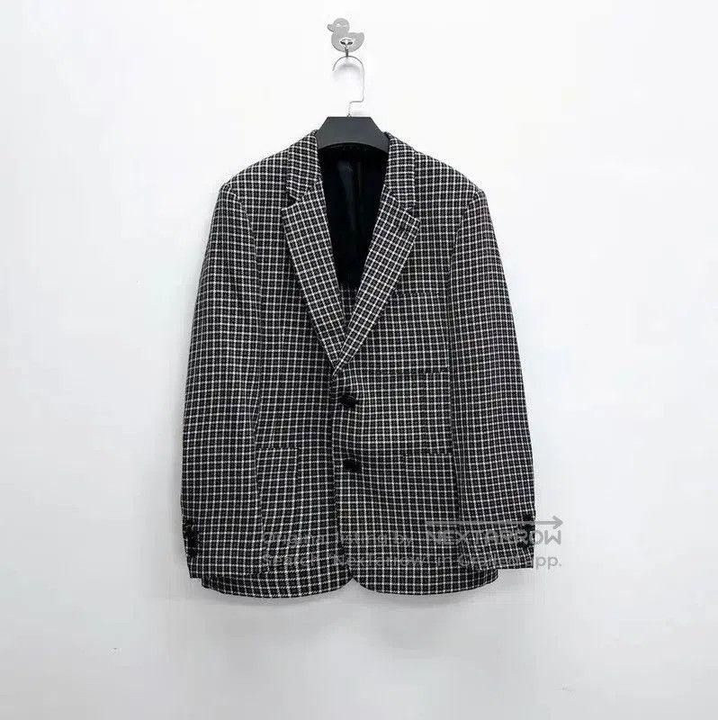 AMI AMI Grey Houndstooth Long Sleeve Jacket . Size US M / EU 48-50 / 2 - 1 Thumbnail