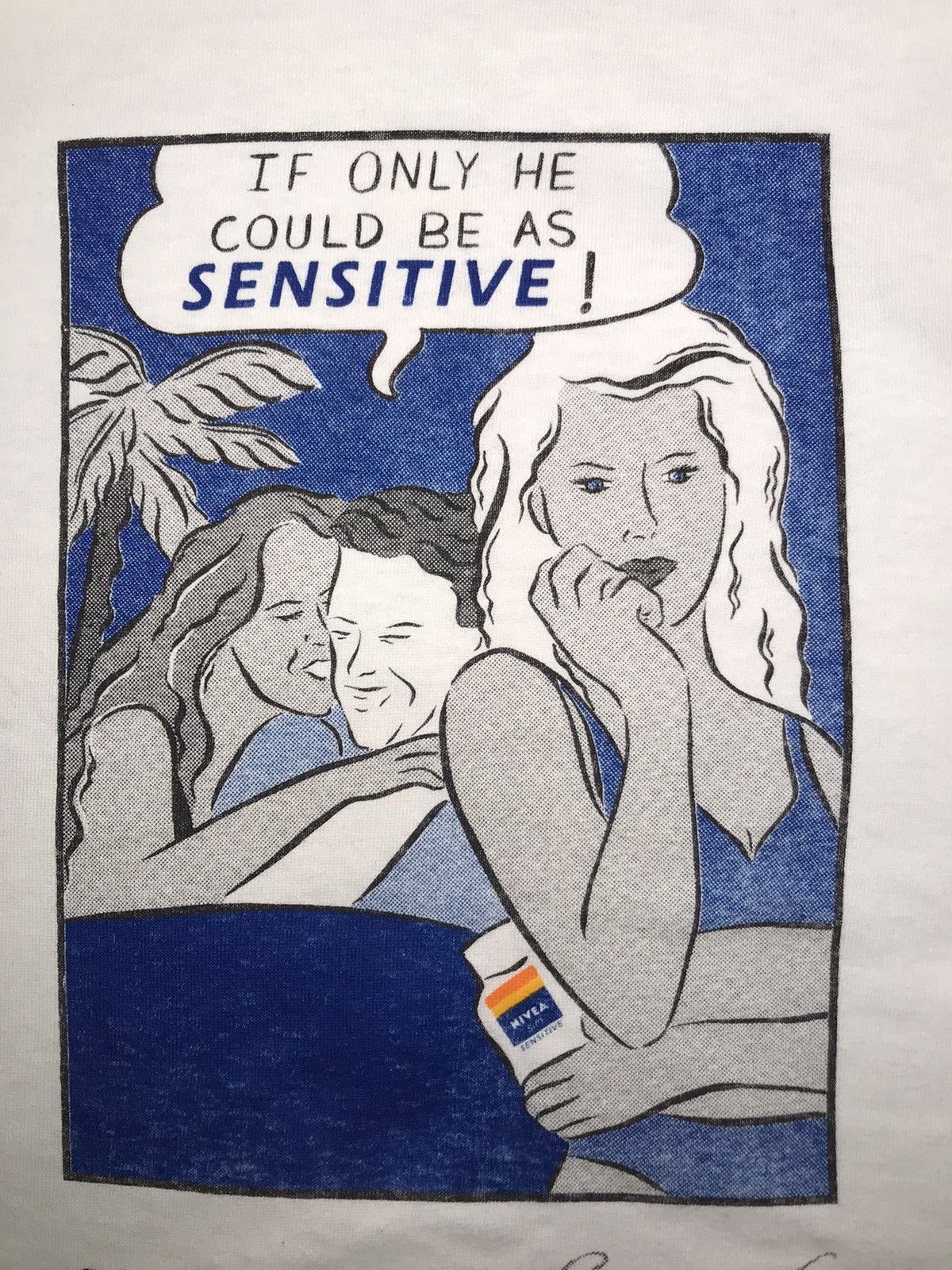 Other Vintage Y2K 90s NIVEA Sensitive Souls Screen Stars T-shirt Size US XL / EU 56 / 4 - 5 Thumbnail