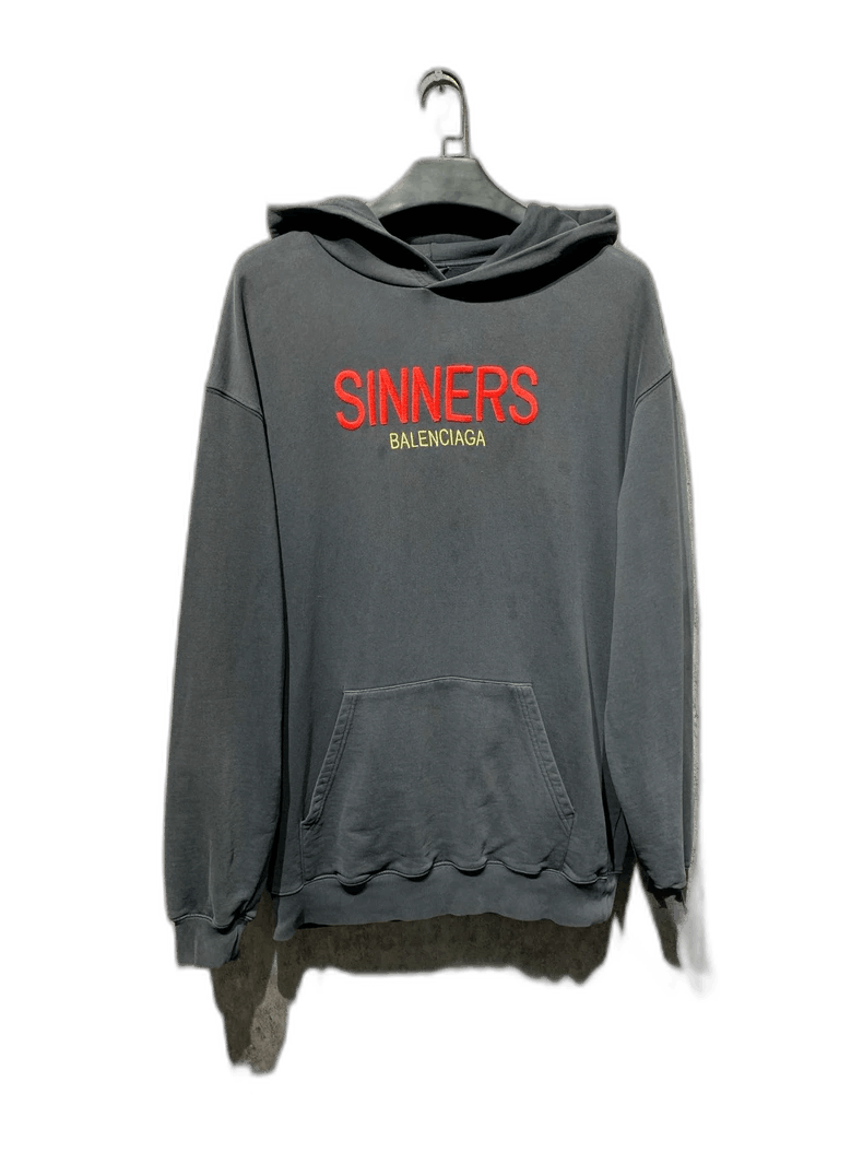 Balenciaga Balenciaga Balenclaga Balenciaga Black Sinner Hoodie -2507 Size US M / EU 48-50 / 2 - 1 Thumbnail