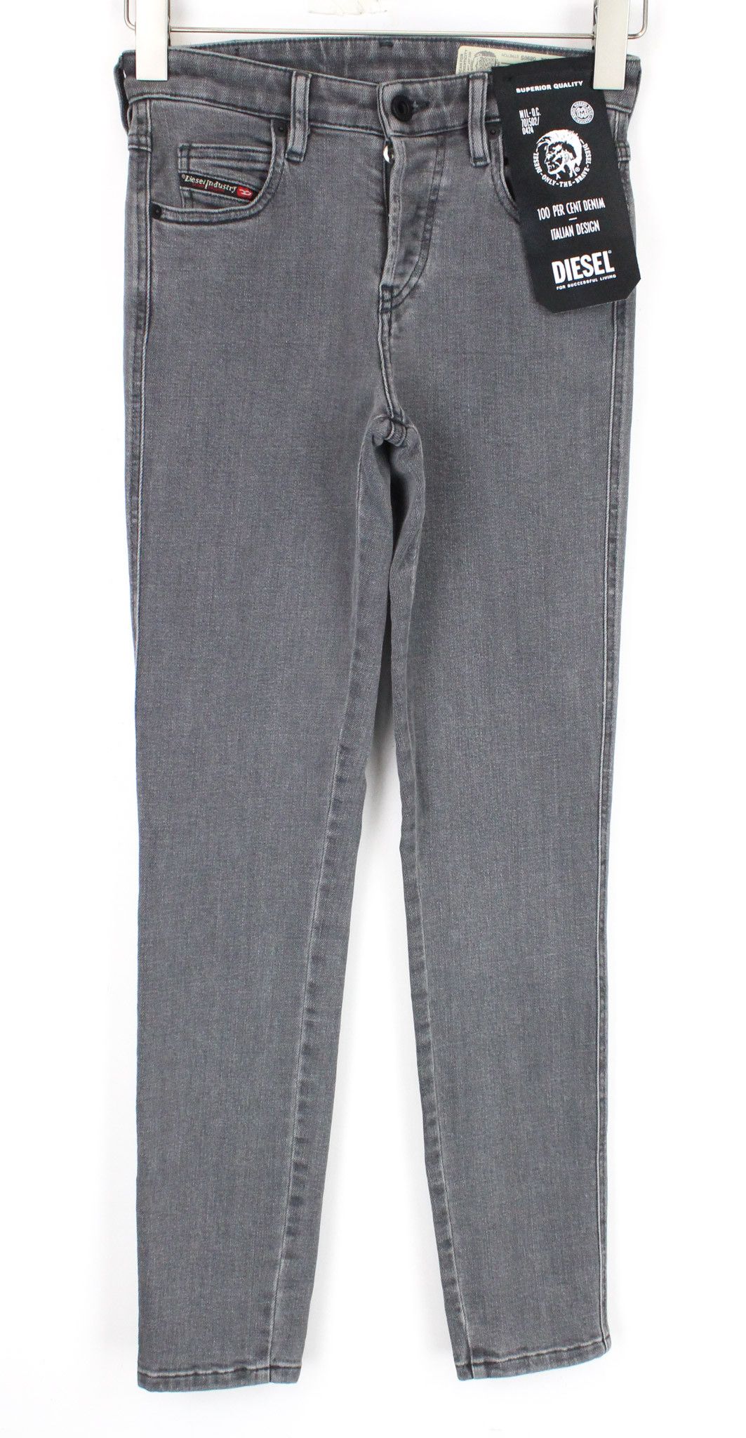 Diesel BABHILA 0890S W32/L32 Grey Slim Skinny Stretch Jeans 69494 Size 32" / US 10 / IT 46 - 1 Thumbnail