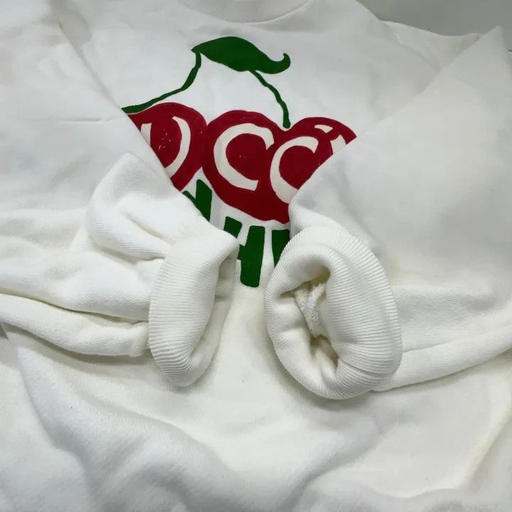 Gucci Gucci Beverly Hills Cherry Print Sweatshirt-2507 Size XS / US 0-2 / IT 36-38 - 9 Thumbnail