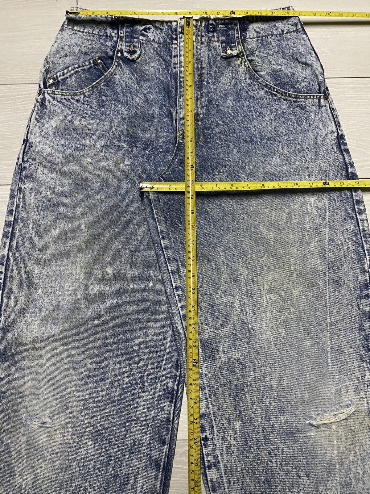 Japanese Brand Vintage Japanese Brand Wendy Acid Wash Tappered Leg Jeans Size US 32 / EU 48 - 15 Thumbnail